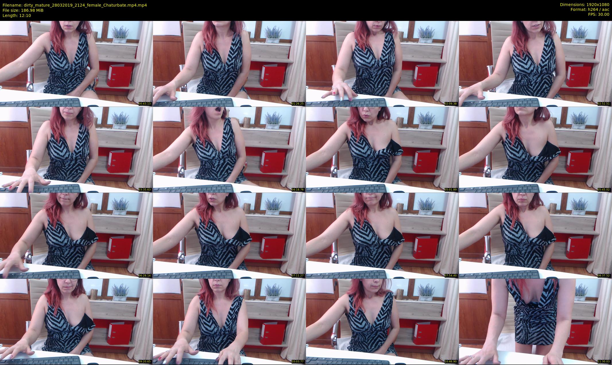 dirty_mature — 13 minute Chaturbate female cam show recording, 1080p, Mar 28, 2019