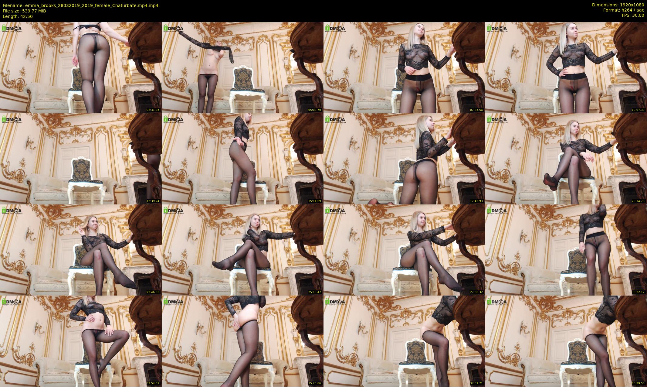 emma_brooks — 43 minute Chaturbate female cam show recording, 1080p, Mar 28, 2019