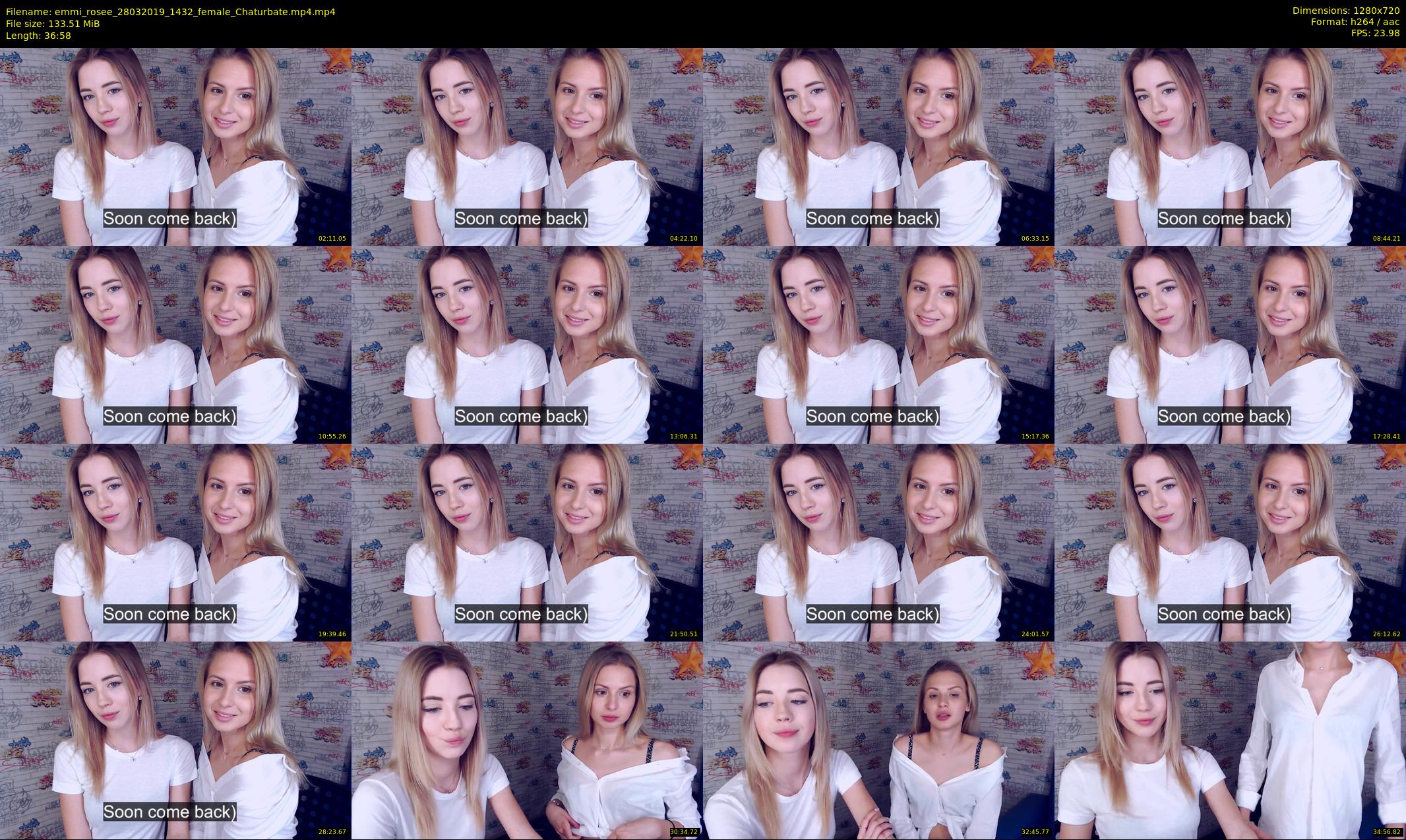 emmi_rosee — 37 minute Chaturbate female cam show recording, 720p, Mar 28, 2019