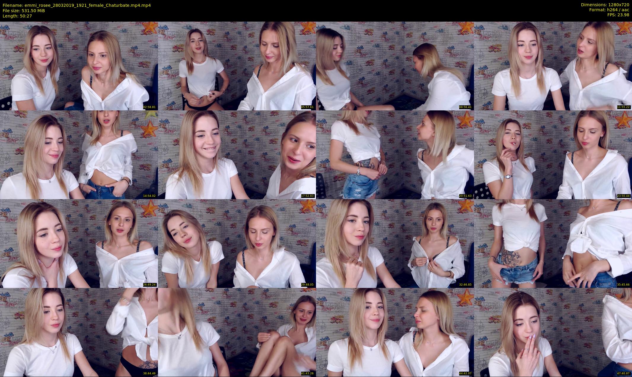 emmi_rosee — 51 minute Chaturbate female cam show recording, 720p, Mar 28, 2019
