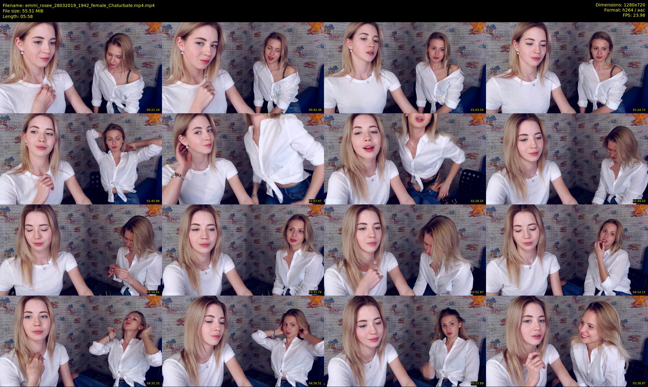 emmi_rosee — 6 minute Chaturbate female cam show recording, 720p, Mar 28, 2019