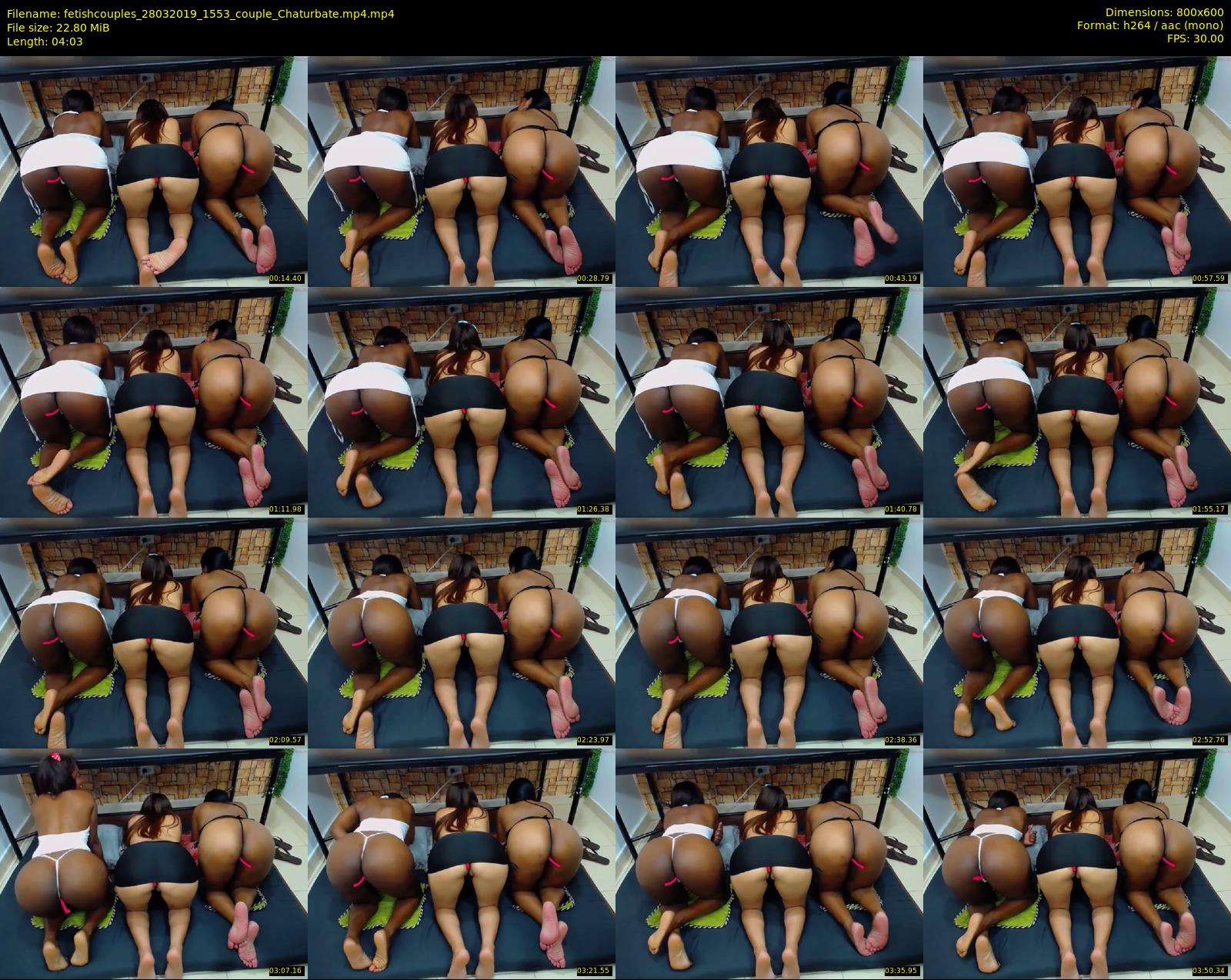 fetishcouples — 5 minute Chaturbate couple cam show recording, 480p, Mar 28, 2019