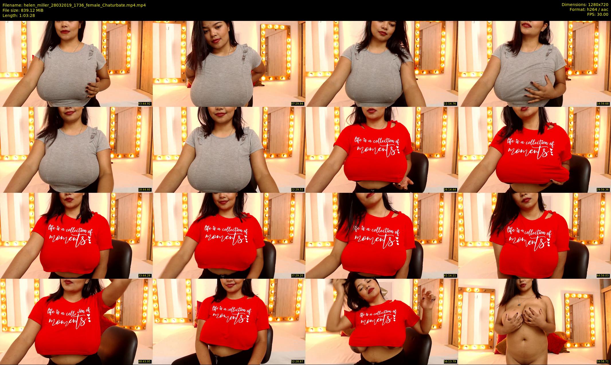 helen_miller — 64 minute Chaturbate female cam show recording, 720p, Mar 28, 2019