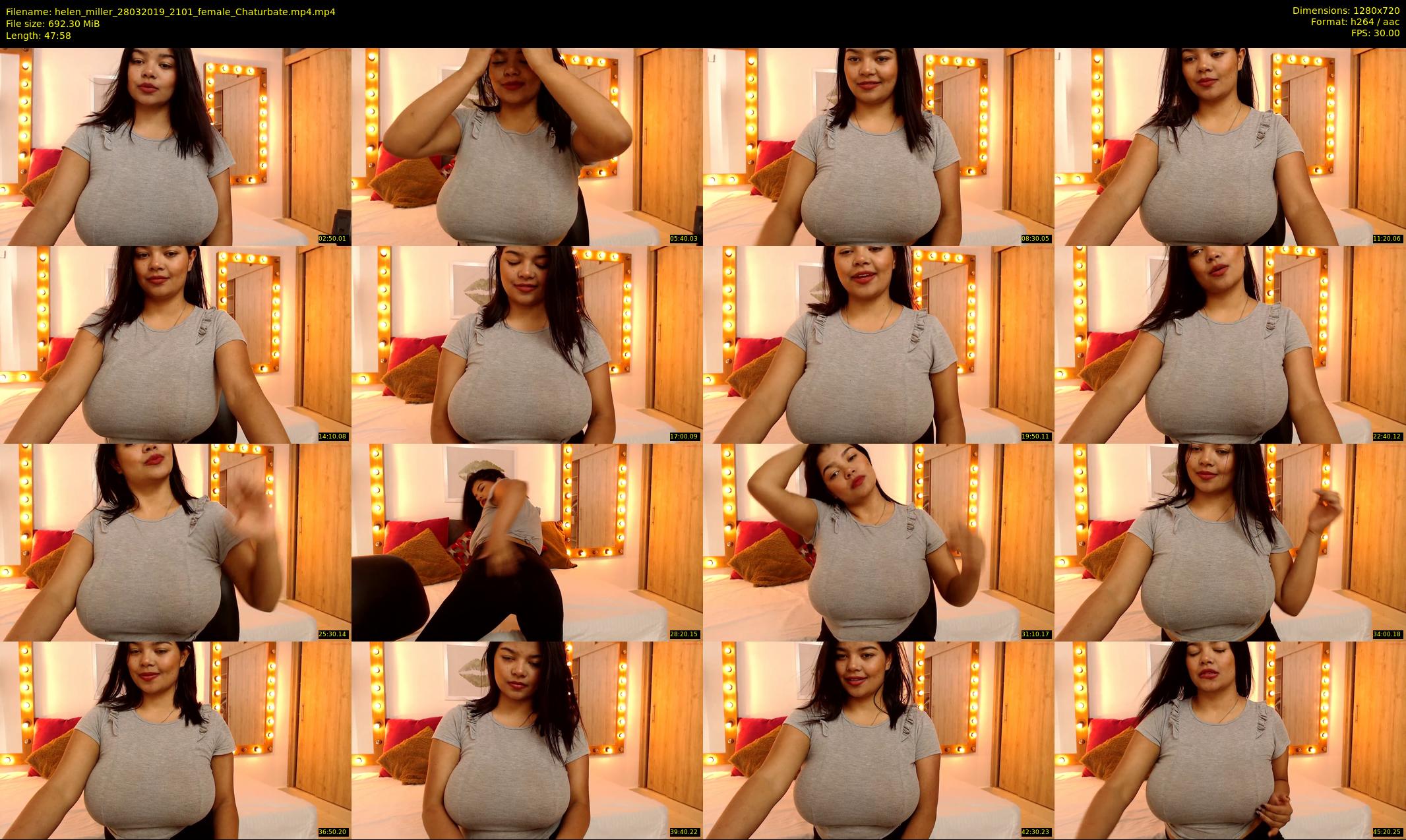 helen_miller — 48 minute Chaturbate female cam show recording, 720p, Mar 28, 2019