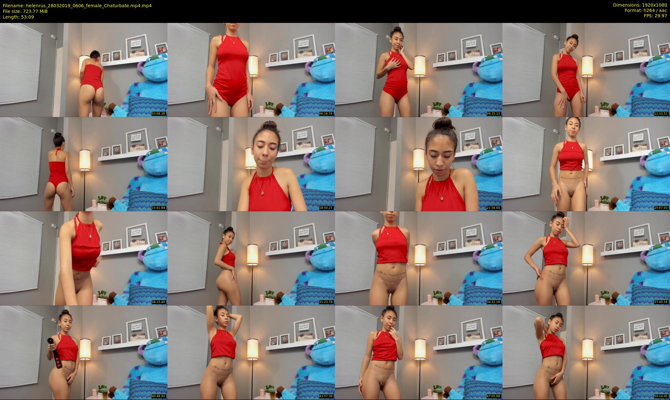 helenrus — 54 minute Chaturbate female cam show recording, 1080p, Mar 28, 2019