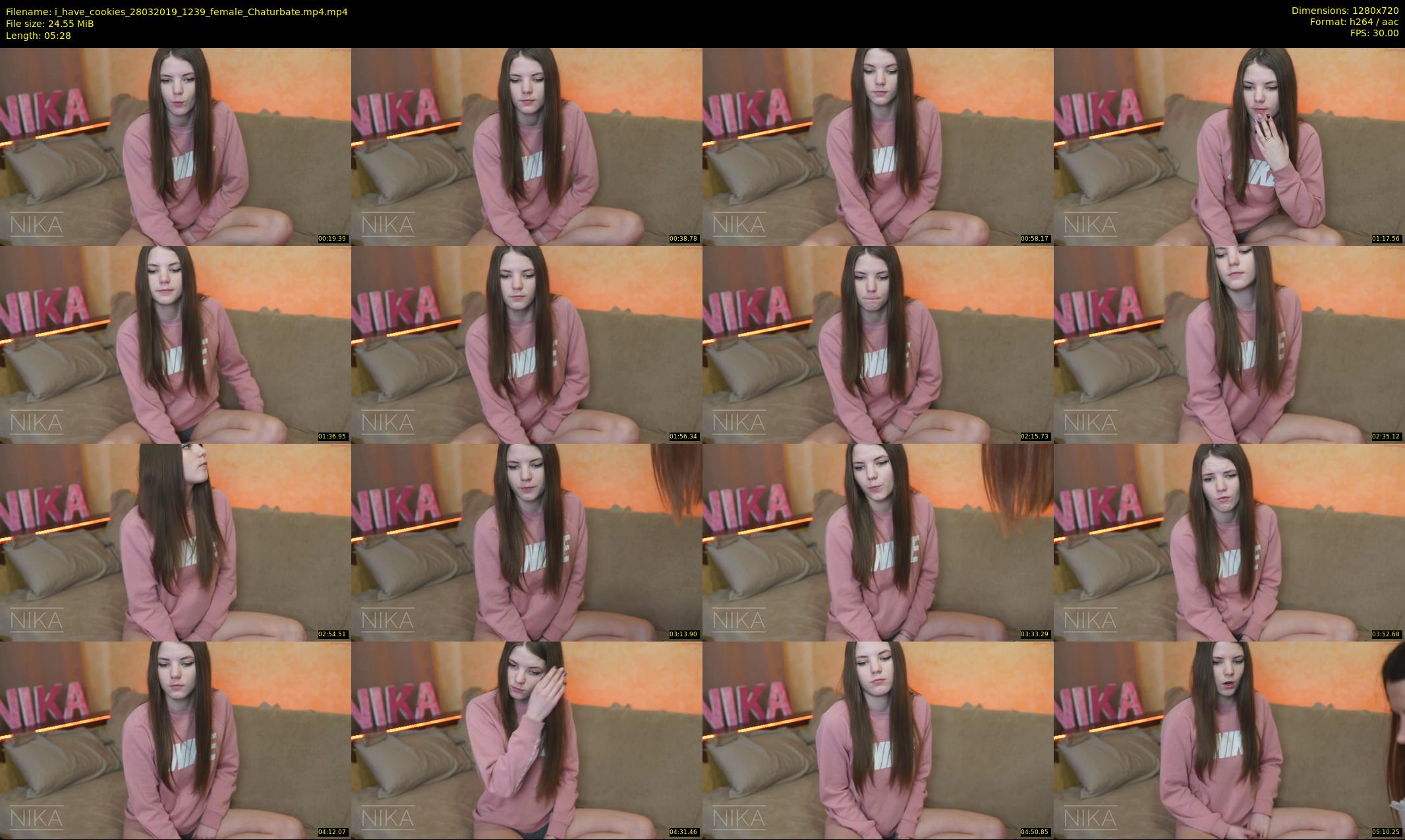 i_have_cookies — 6 minute Chaturbate female cam show recording, 720p, Mar 28, 2019