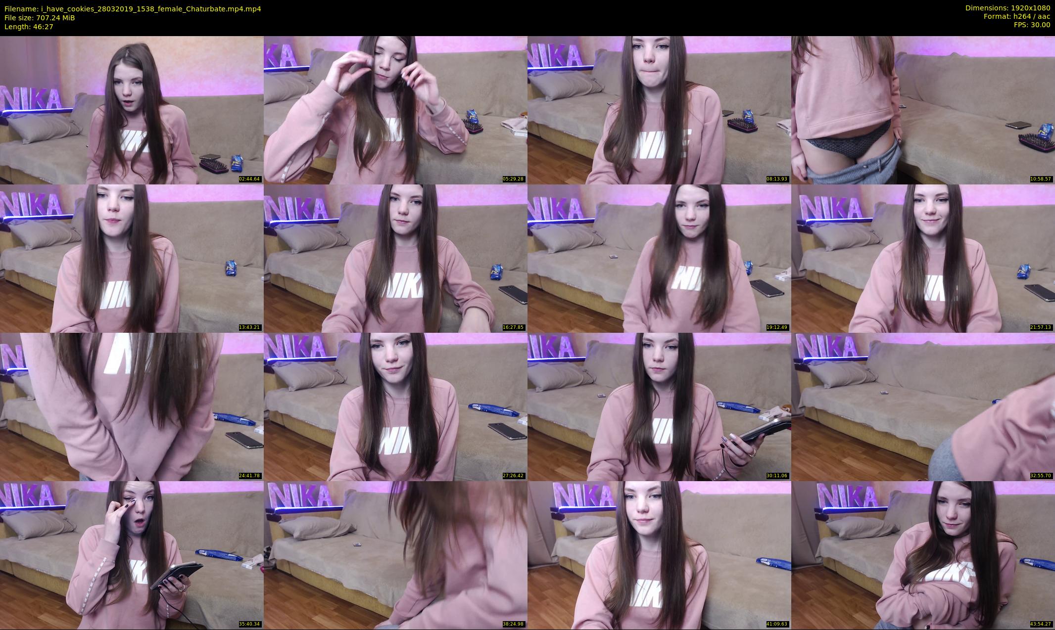 i_have_cookies — 47 minute Chaturbate female cam show recording, 1080p, Mar 28, 2019