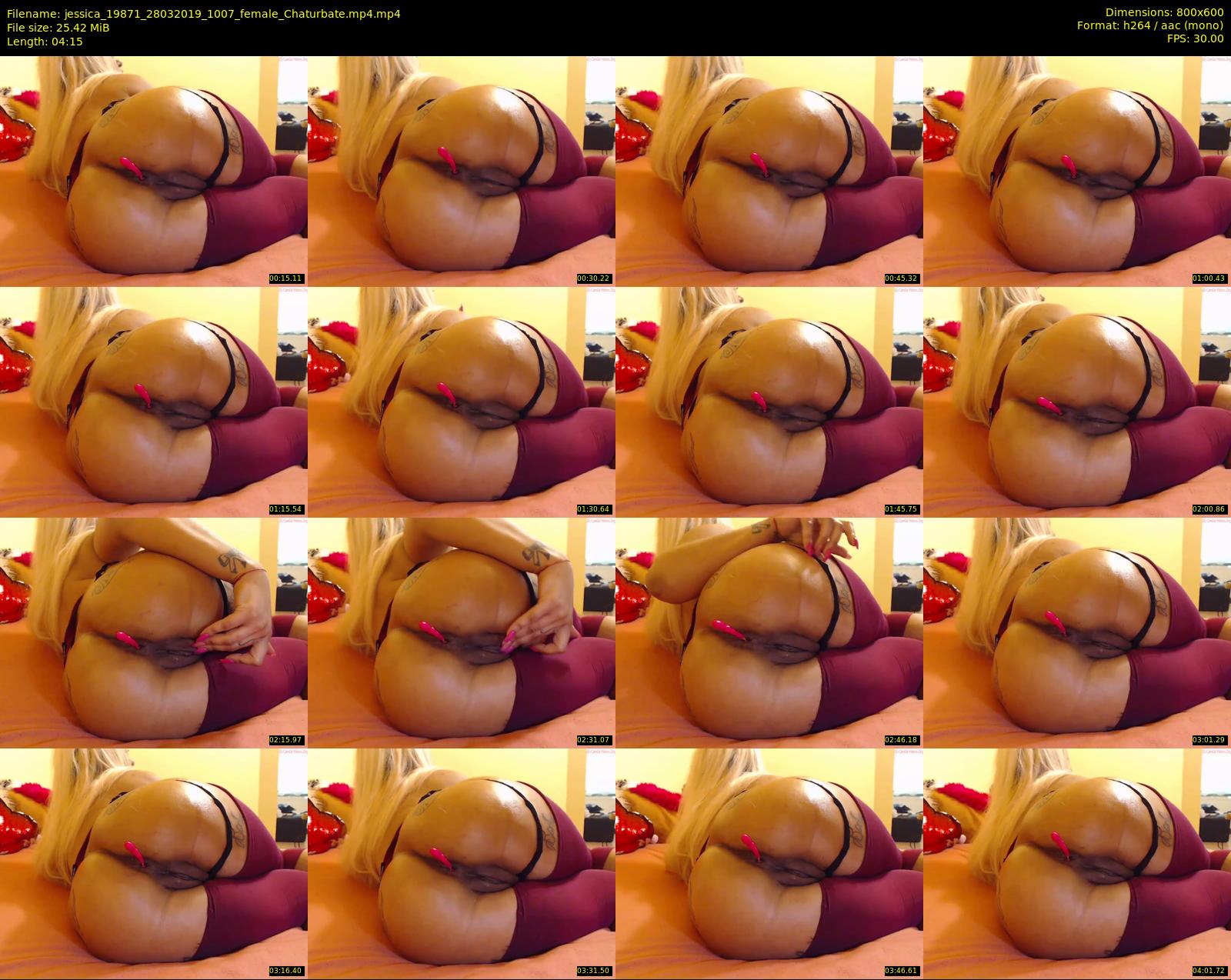 jessica_19871 — 5 minute Chaturbate female cam show recording, 480p, Mar 28, 2019