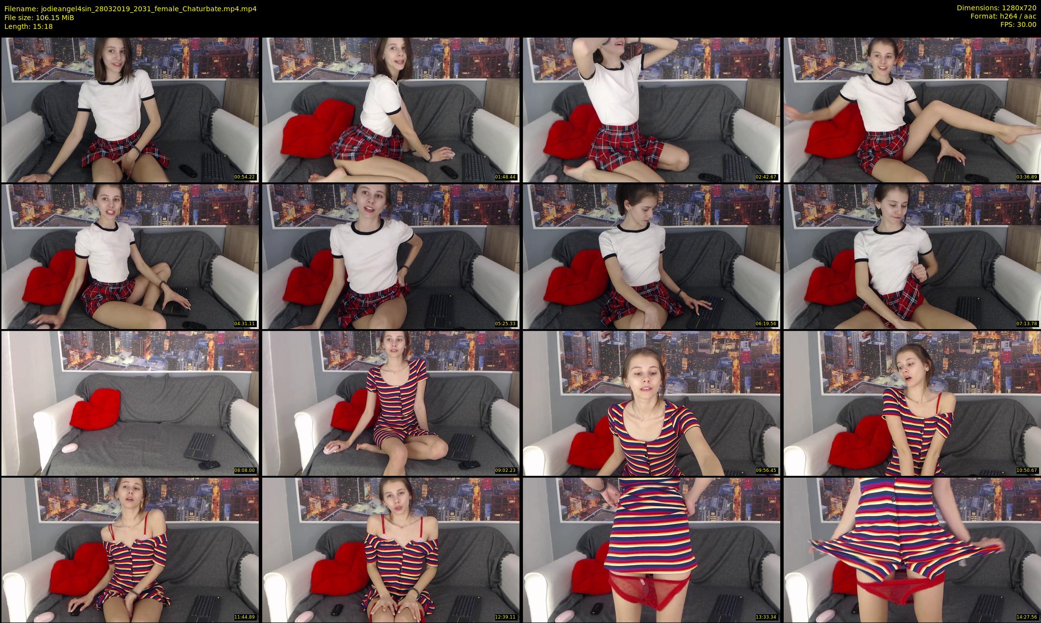 jodieangel4sin — 16 minute Chaturbate female cam show recording, 720p, Mar 28, 2019