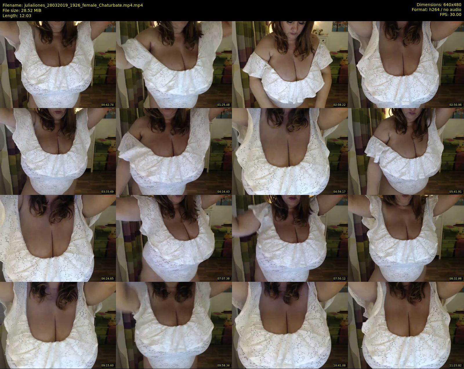 julialiones — 13 minute Chaturbate female cam show recording, 480p, Mar 28, 2019
