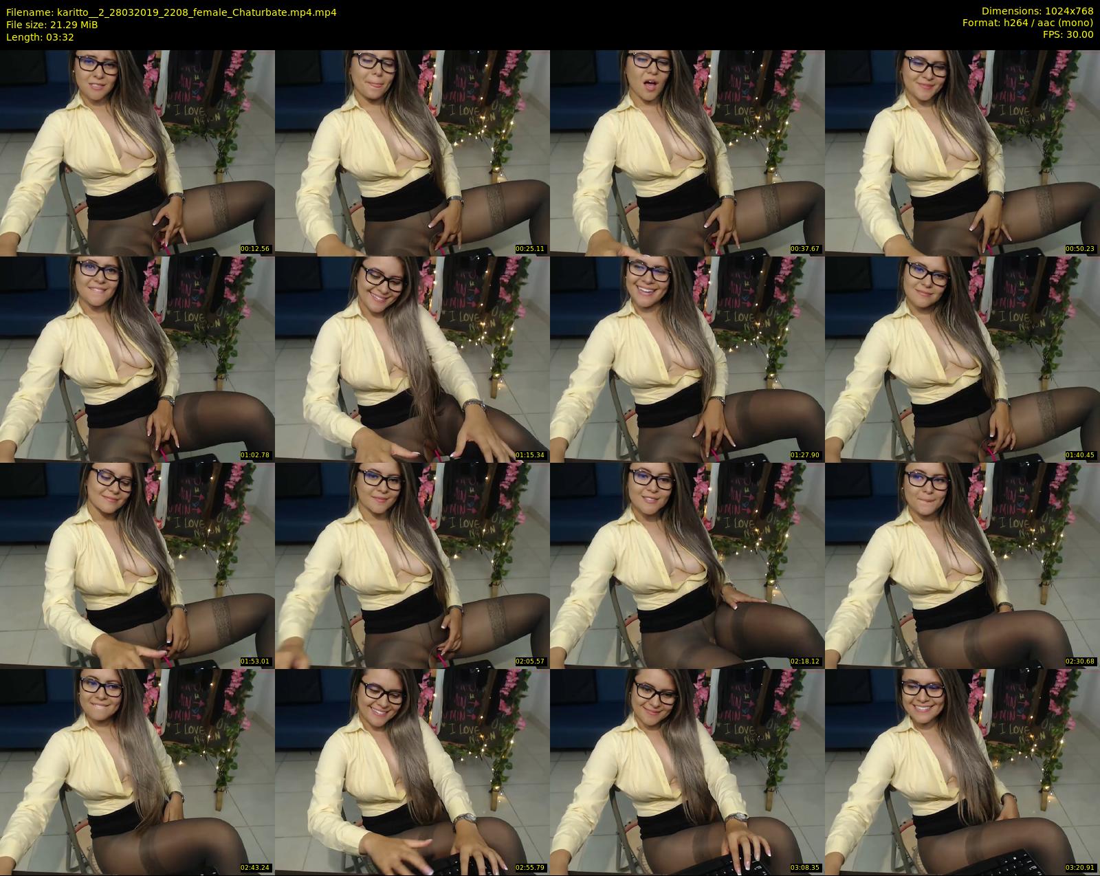 karitto__2 — 4 minute Chaturbate female cam show recording, 720p, Mar 28, 2019