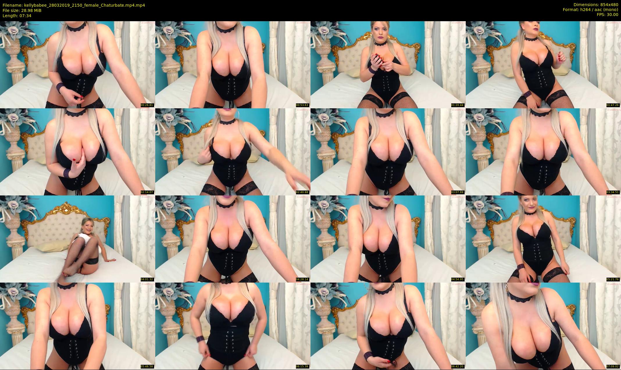 kellybabee — 8 minute Chaturbate female cam show recording, 480p, Mar 28, 2019