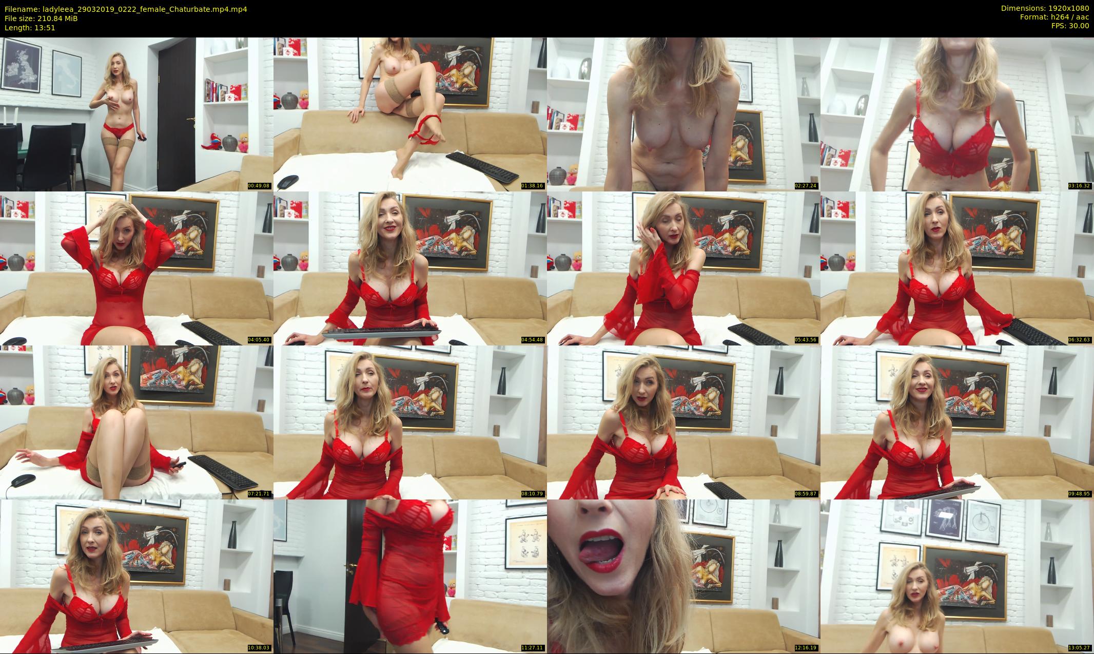 ladyleea — 14 minute Chaturbate female cam show recording, 1080p, Mar 29, 2019
