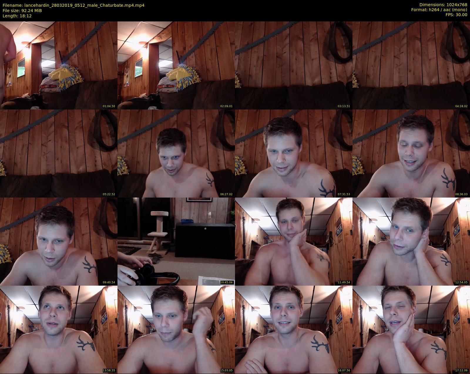 lancehardin — 19 minute Chaturbate male cam show recording, 720p, Mar 28, 2019