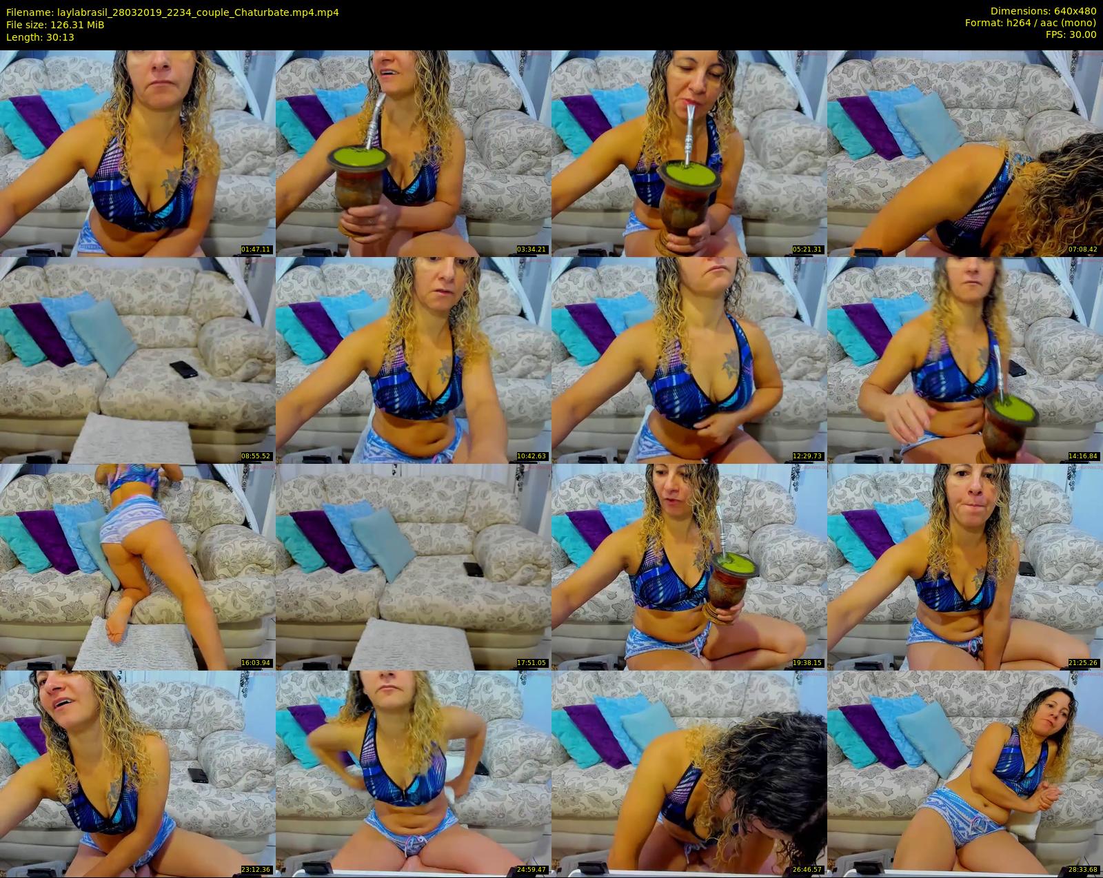 laylabrasil — 31 minute Chaturbate female cam show recording, 480p, Mar 28, 2019