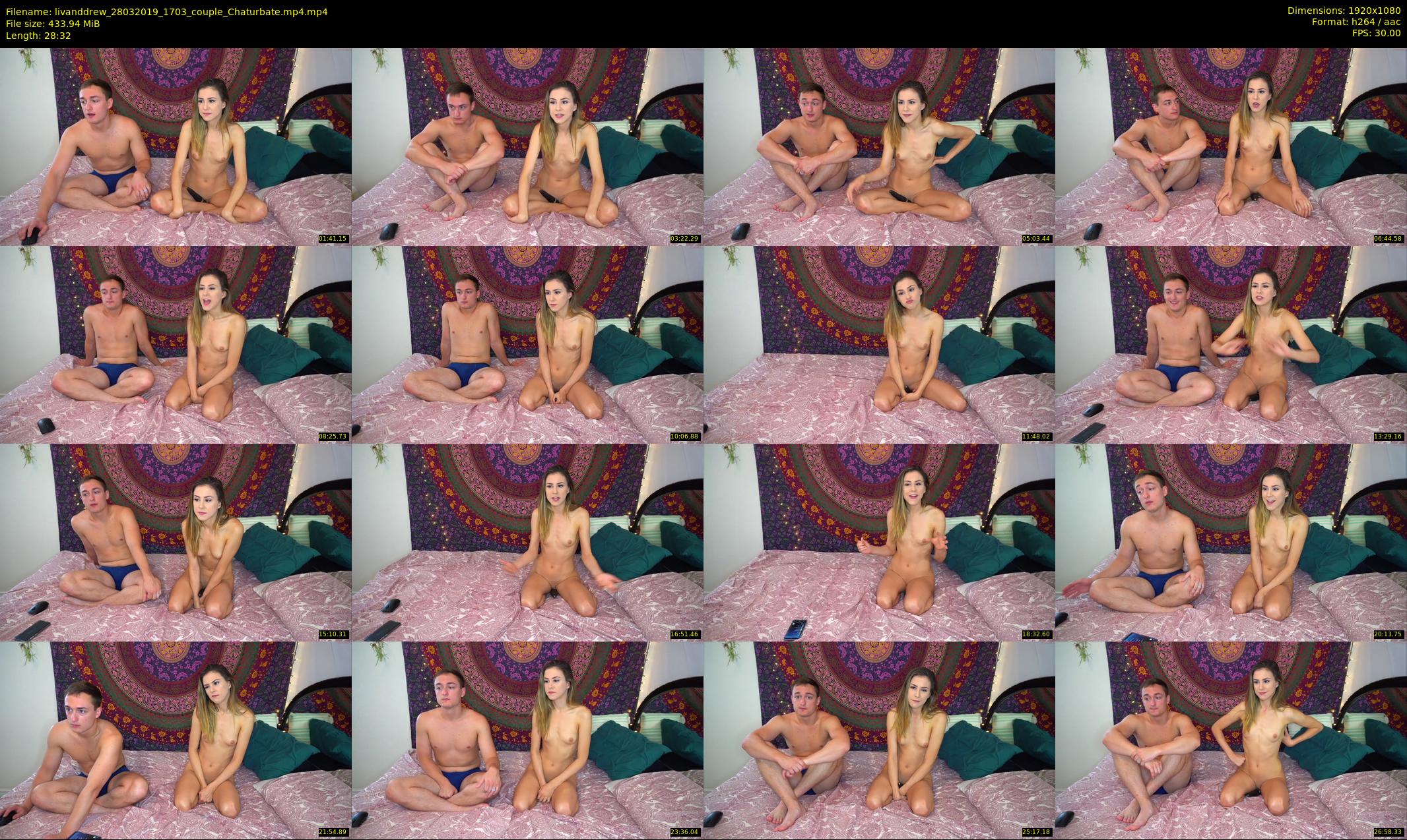 livanddrew — 29 minute Chaturbate couple cam show recording, 1080p, Mar 28, 2019