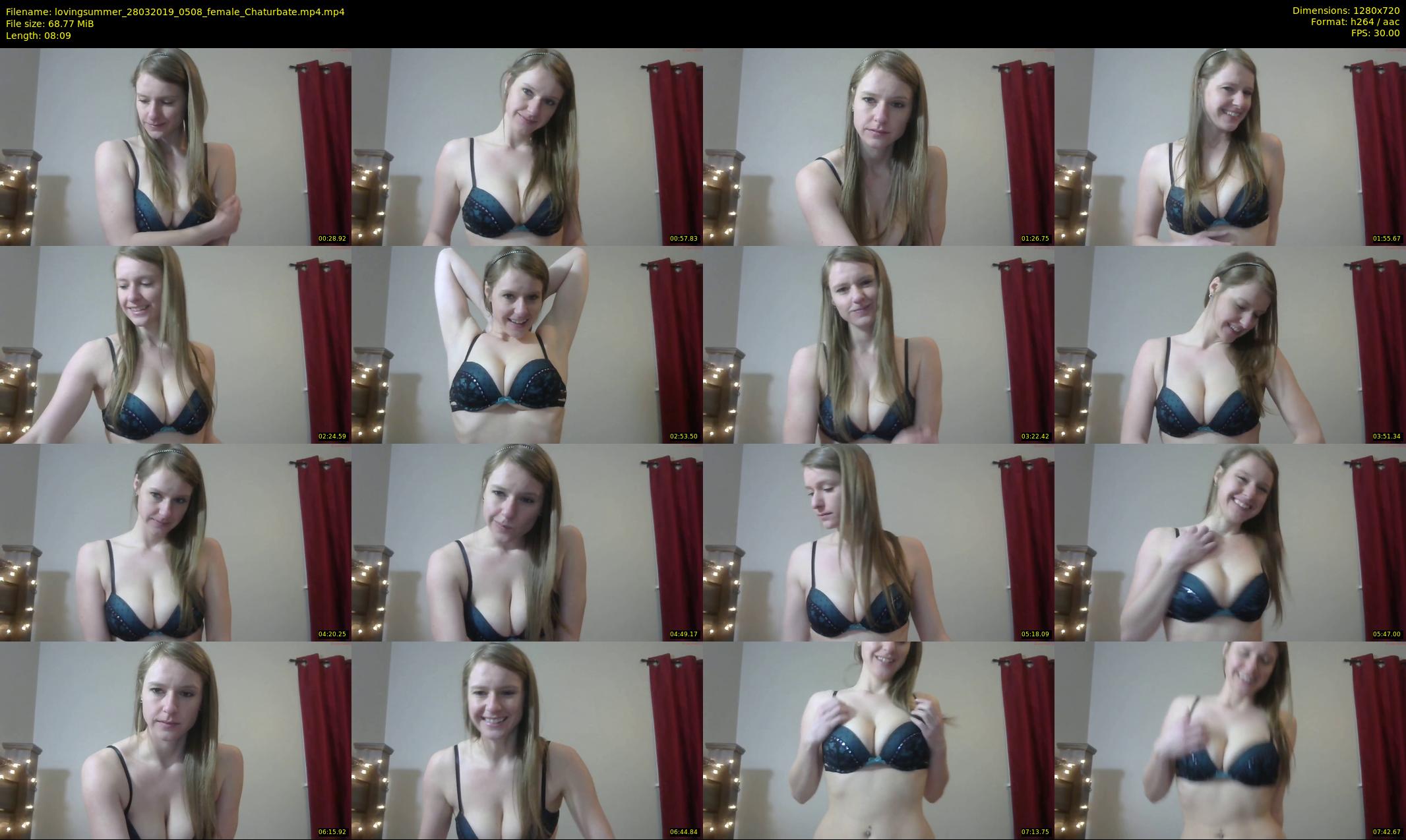 lovingsummer — 9 minute Chaturbate female cam show recording, 720p, Mar 28, 2019
