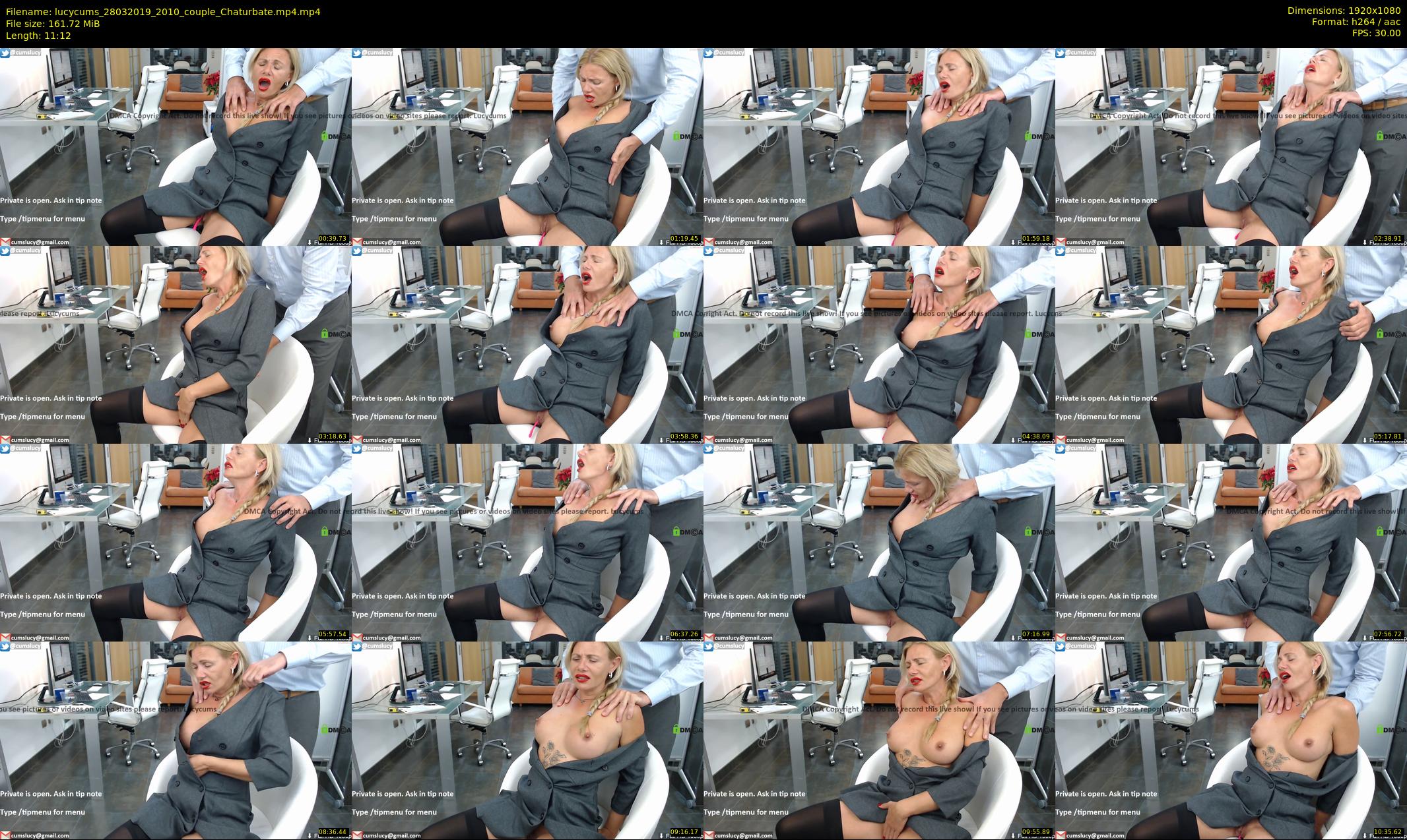 lucycums — 12 minute Chaturbate couple cam show recording, 1080p, Mar 28, 2019
