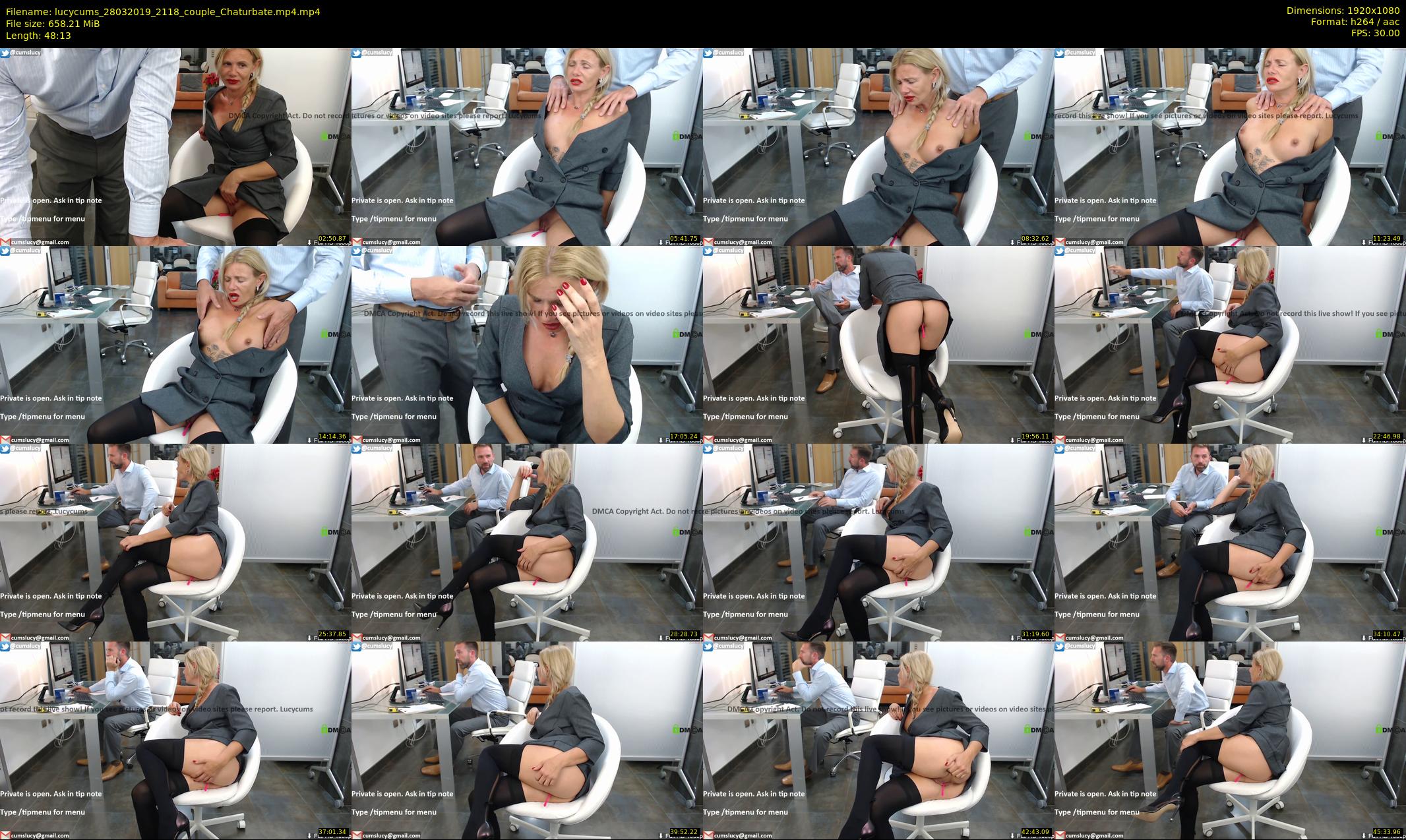 lucycums — 49 minute Chaturbate couple cam show recording, 1080p, Mar 28, 2019