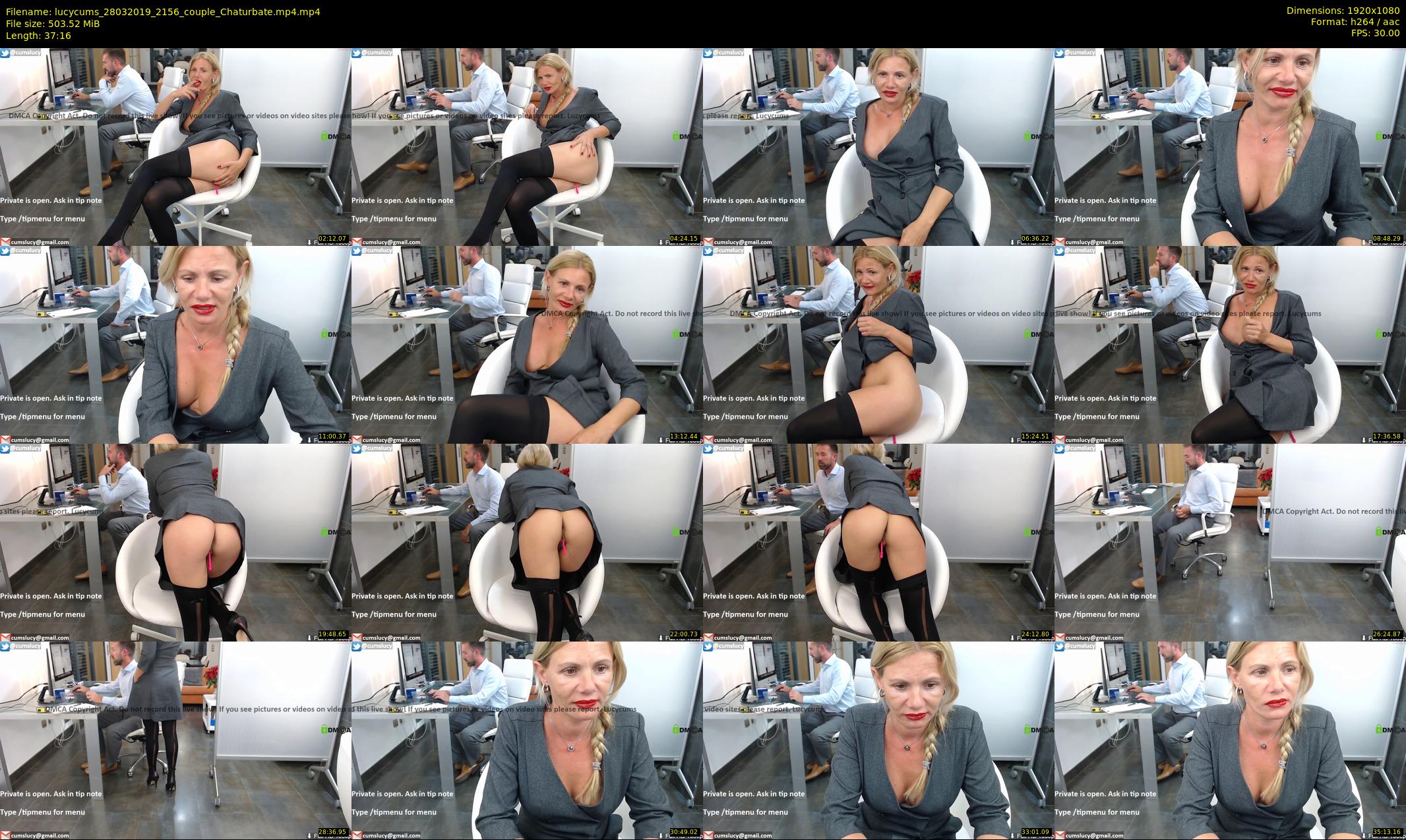 lucycums — 38 minute Chaturbate couple cam show recording, 1080p, Mar 28, 2019