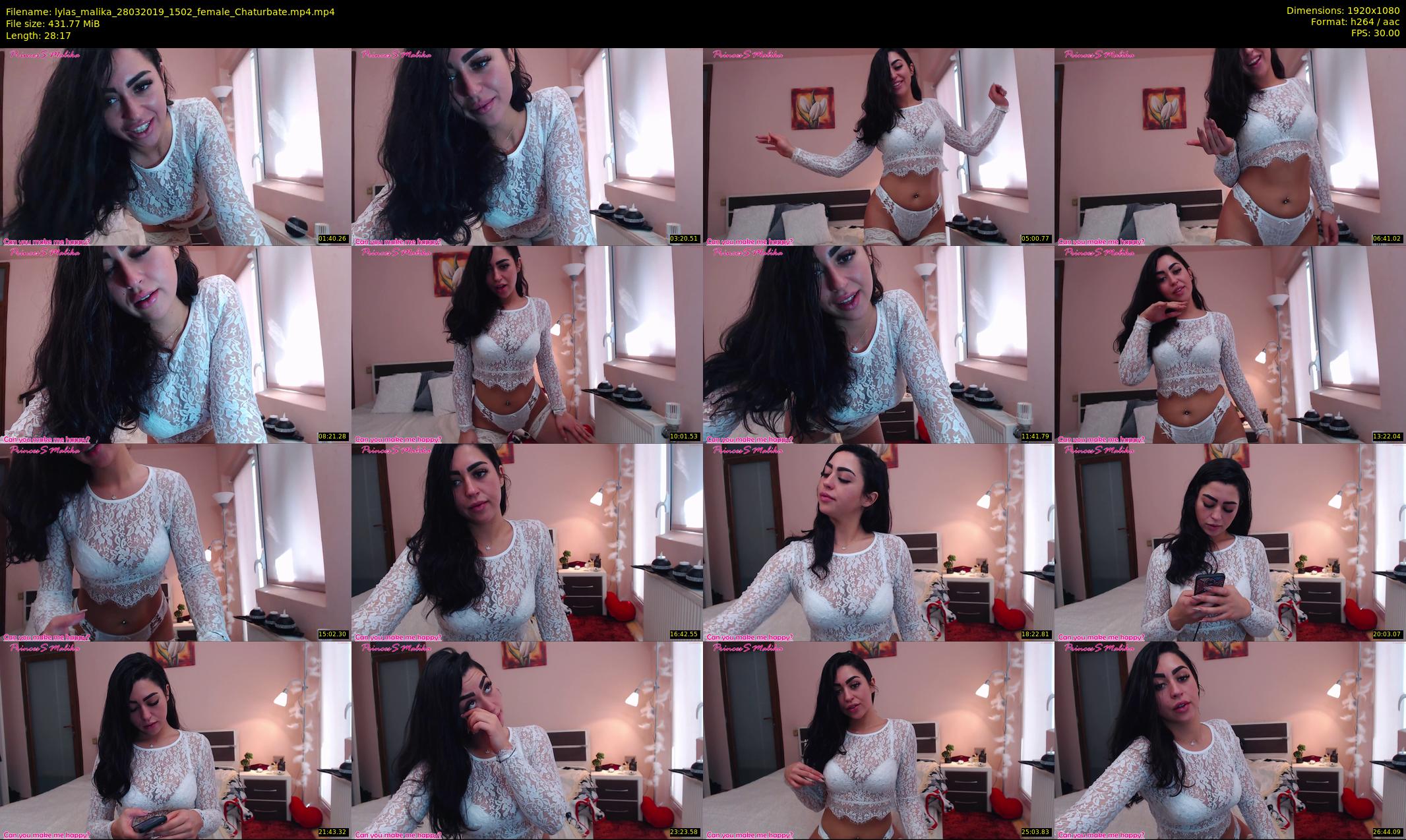 lylas_malika — 29 minute Chaturbate female cam show recording, 1080p, Mar 28, 2019