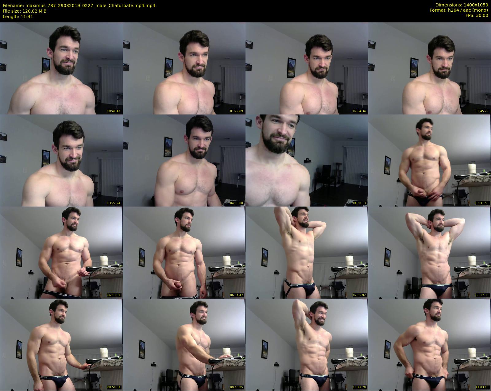 maximus_787 — 12 minute Chaturbate male cam show recording, 720p, Mar 29, 2019
