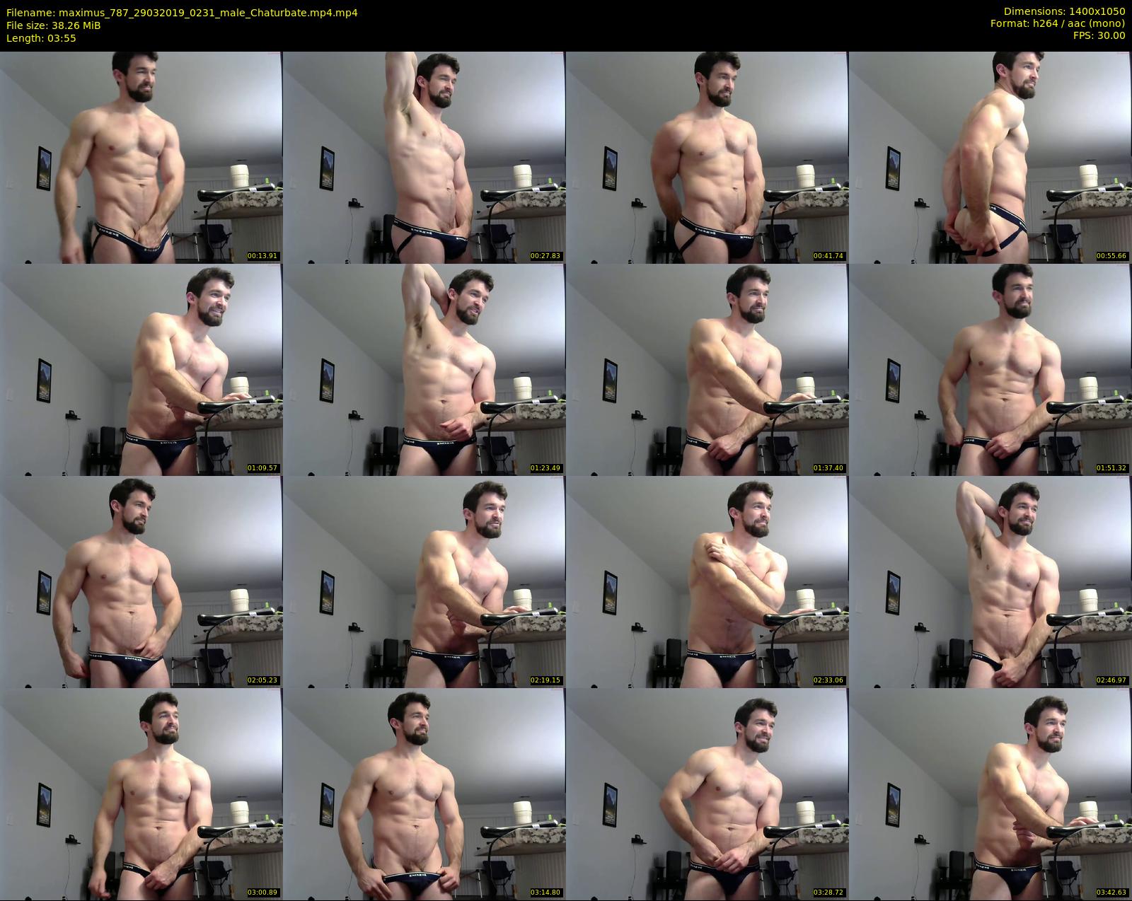 maximus_787 — 4 minute Chaturbate male cam show recording, 720p, Mar 29, 2019