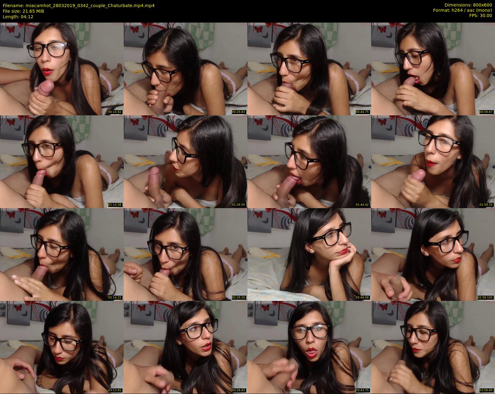 miacamhot — 5 minute Chaturbate couple cam show recording, 480p, Mar 28, 2019