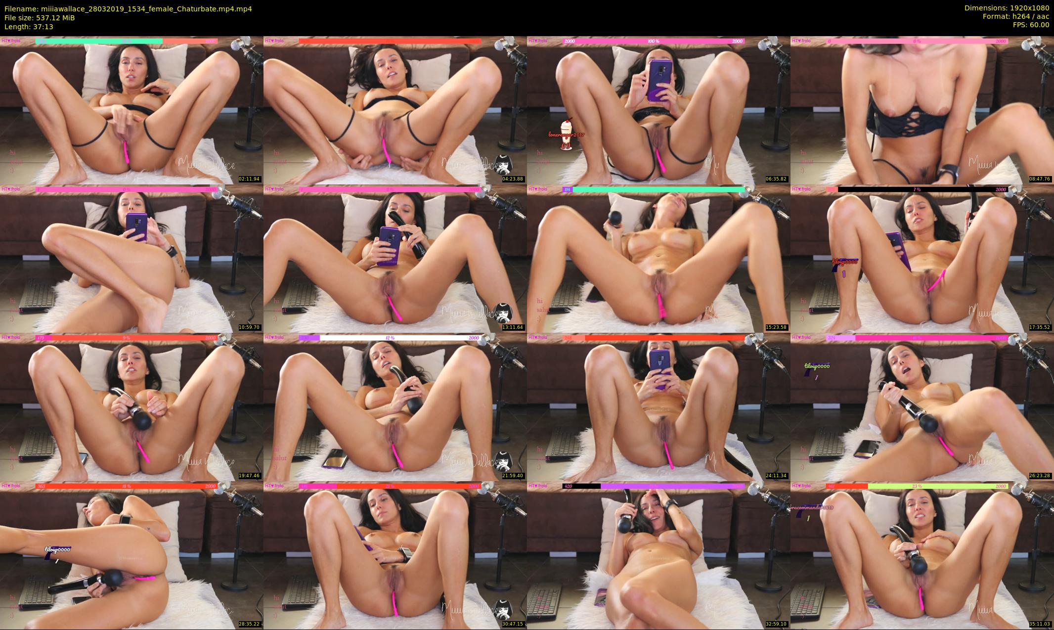 miiiawallace — 38 minute Chaturbate female cam show recording, 1080p, Mar 28, 2019
