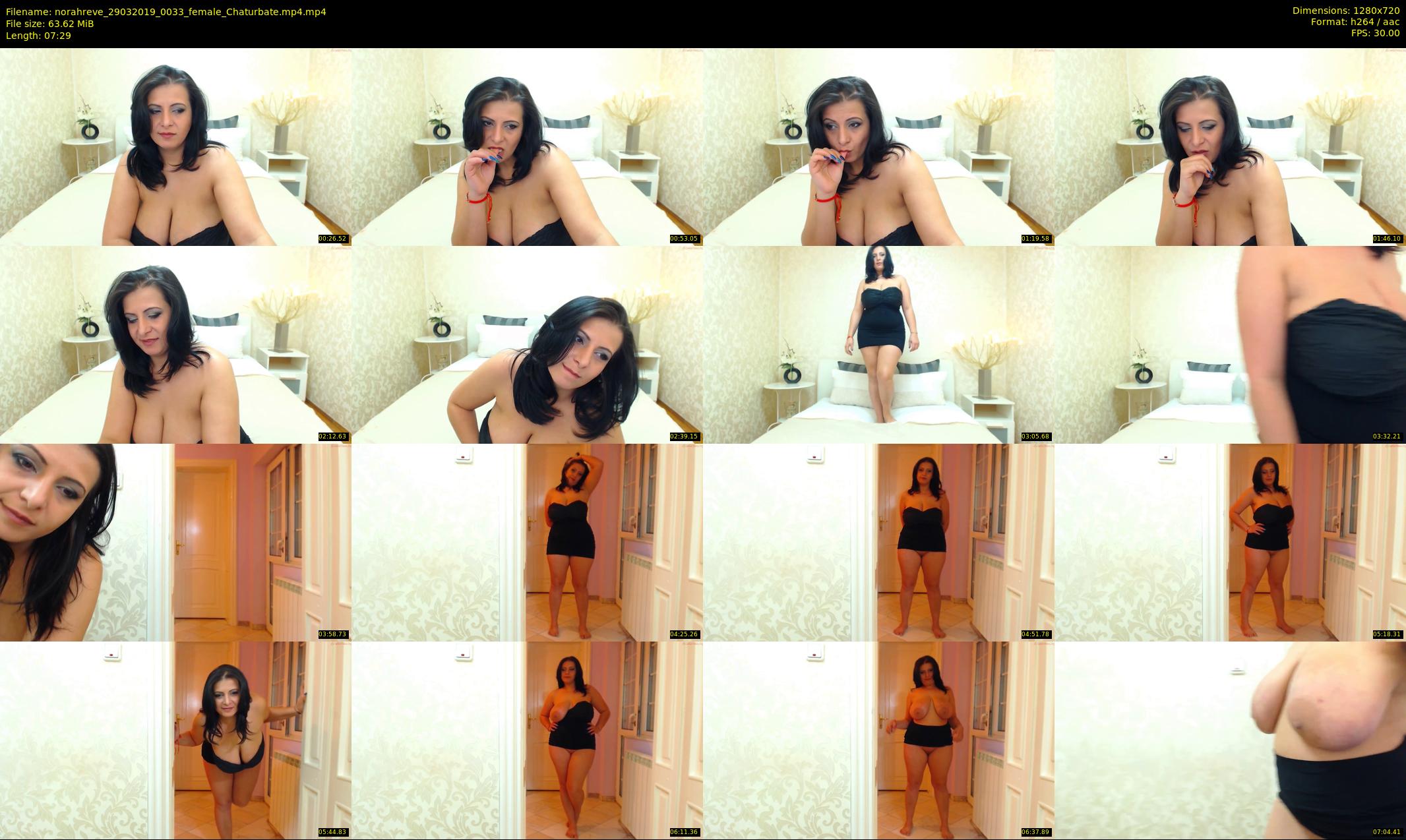 norahreve — 8 minute Chaturbate female cam show recording, 720p, Mar 29, 2019
