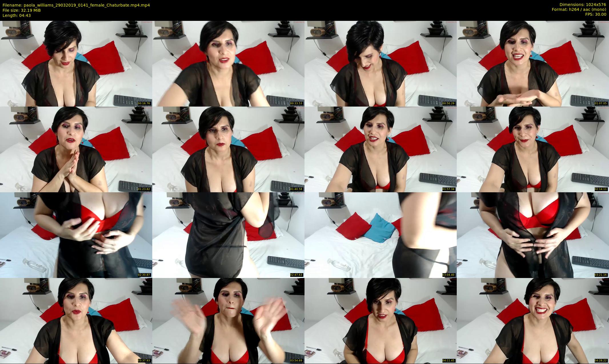 paola_williams — 5 minute Chaturbate female cam show recording, 480p, Mar 29, 2019