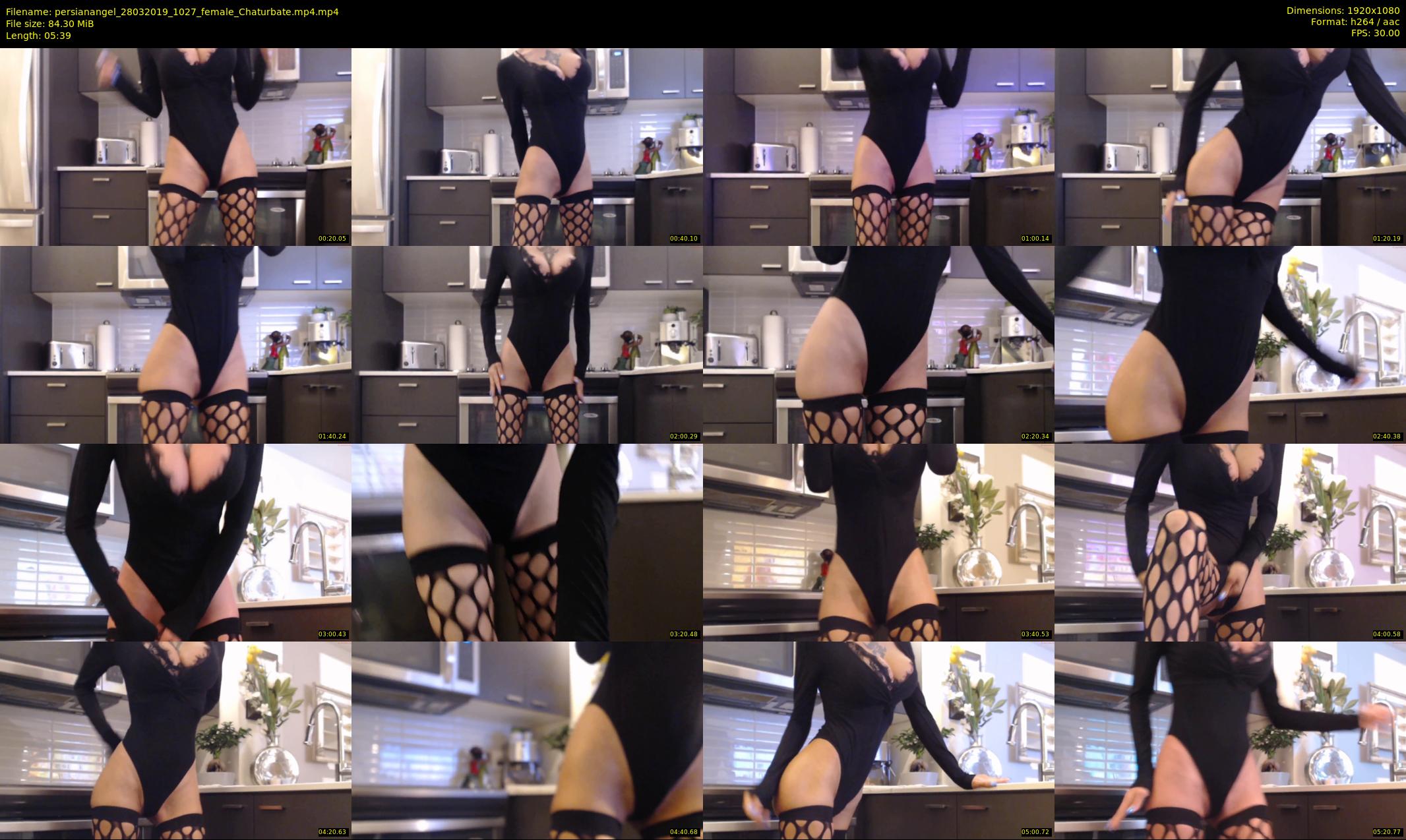 persianangel — 6 minute Chaturbate female cam show recording, 1080p, Mar 28, 2019