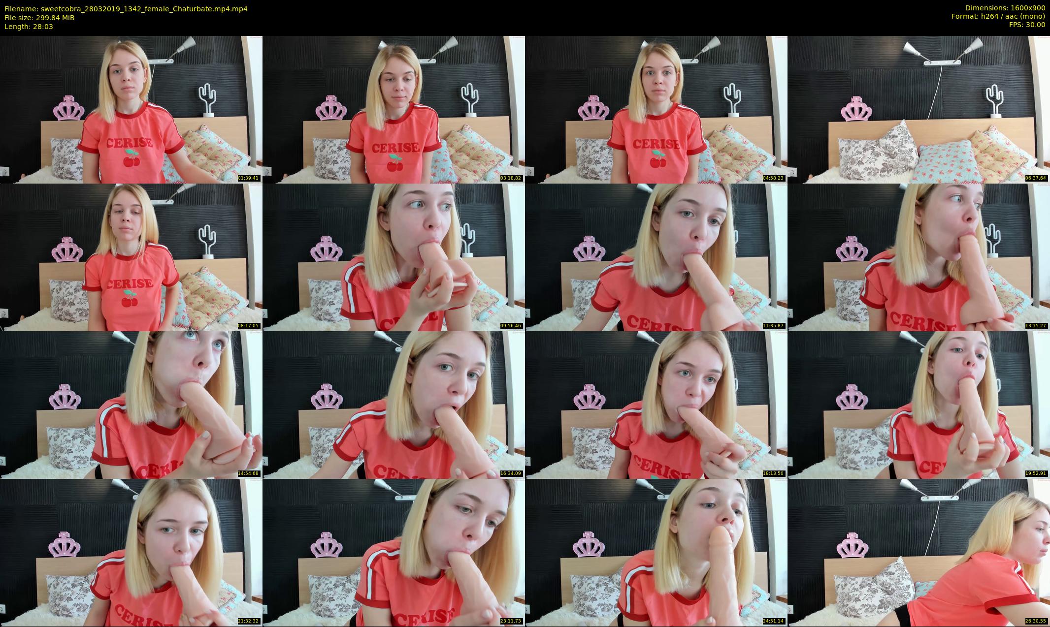 sweetcobra — 29 minute Chaturbate female cam show recording, 720p, Mar 28, 2019