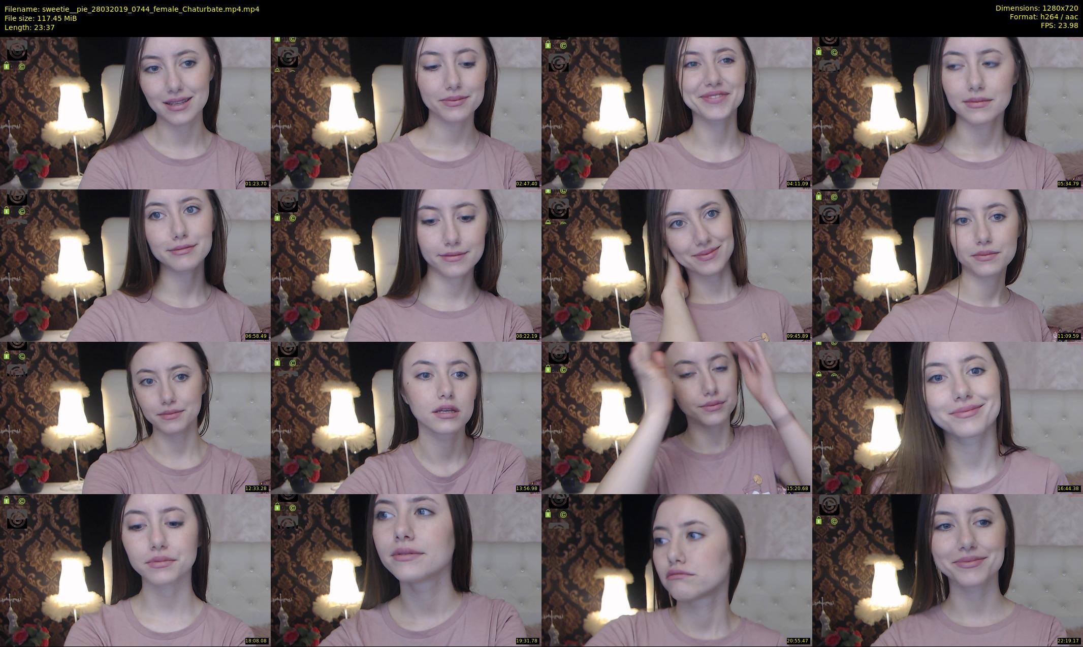 sweetie__pie — 24 minute Chaturbate female cam show recording, 720p, Mar 28, 2019