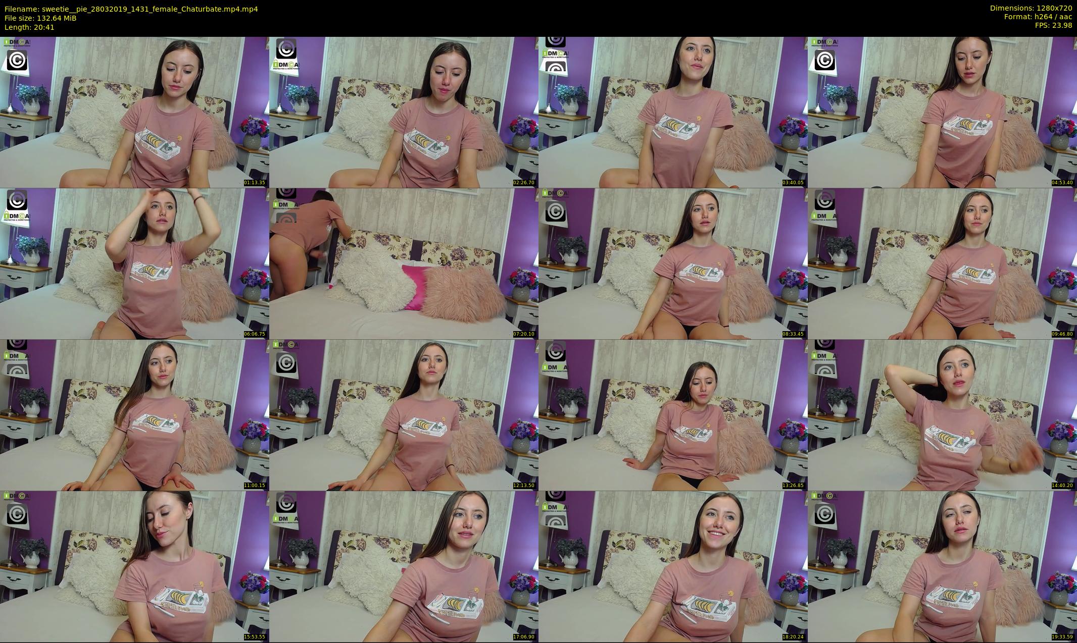 sweetie__pie — 21 minute Chaturbate female cam show recording, 720p, Mar 28, 2019