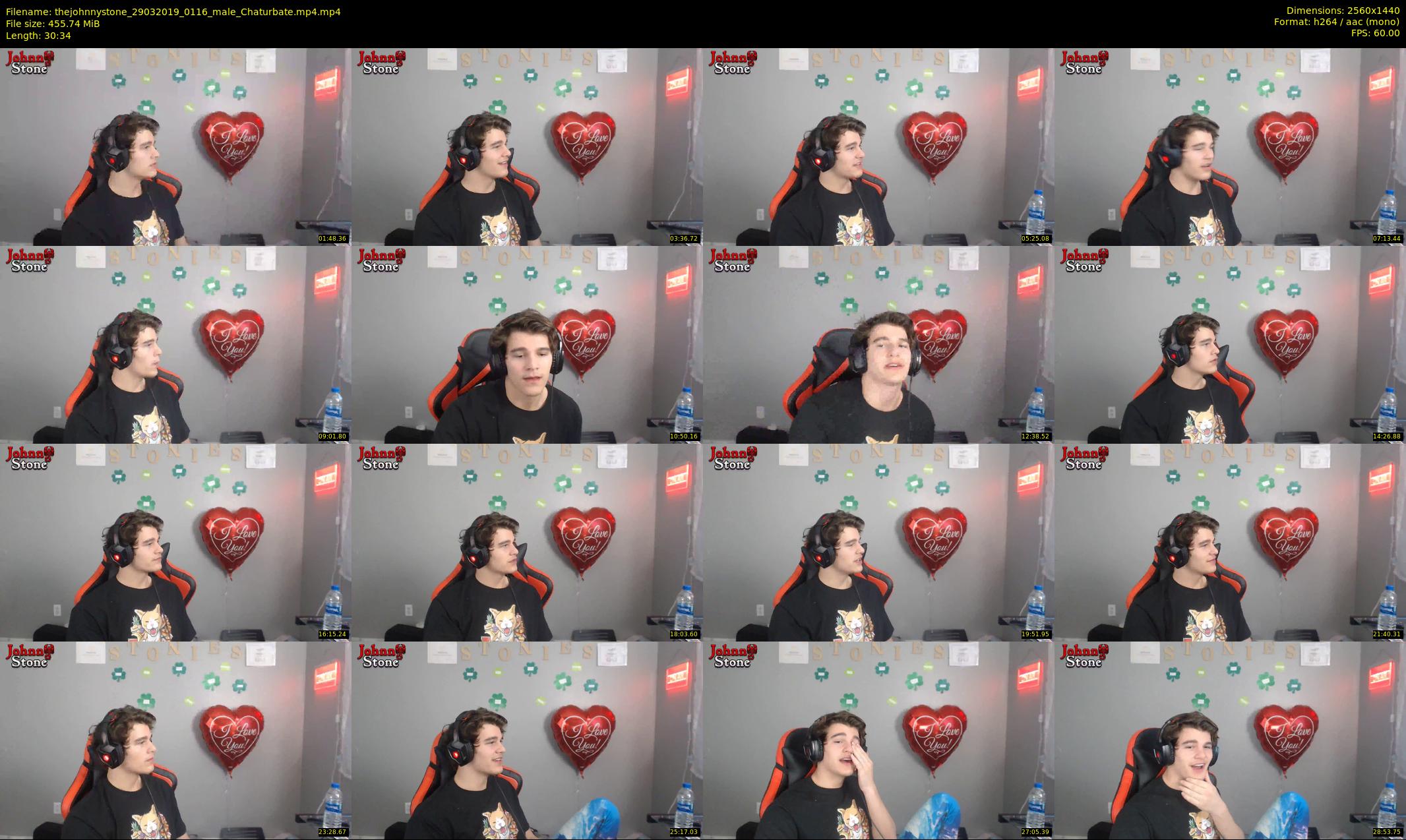 thejohnnystone — 31 minute Chaturbate male cam show recording, 1080p, Mar 29, 2019