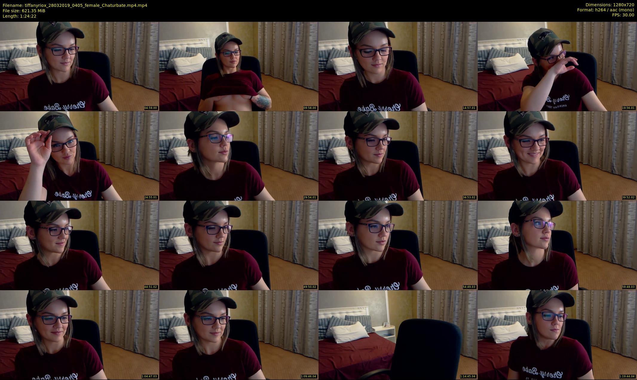 tiffanyriox — 85 minute Chaturbate female cam show recording, 720p, Mar 28, 2019