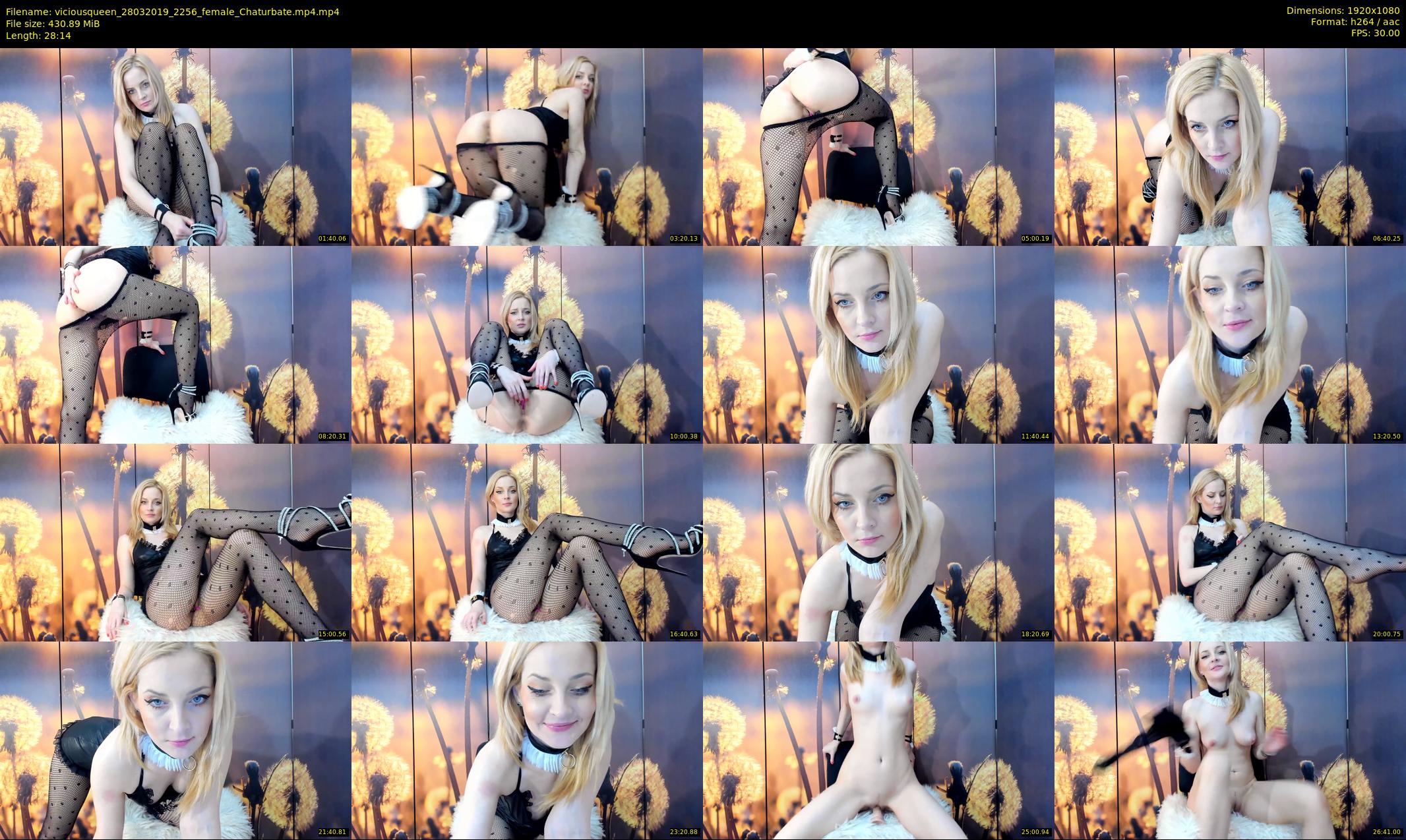 viciousqueen — 29 minute Chaturbate female cam show recording, 1080p, Mar 28, 2019