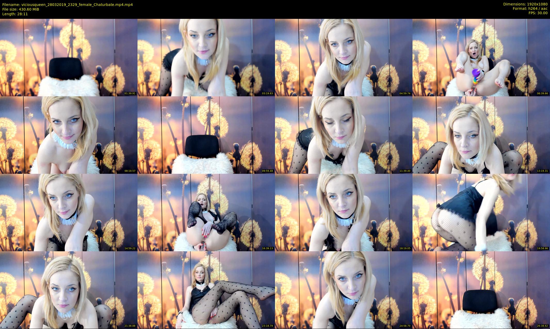 viciousqueen — 29 minute Chaturbate female cam show recording, 1080p, Mar 28, 2019