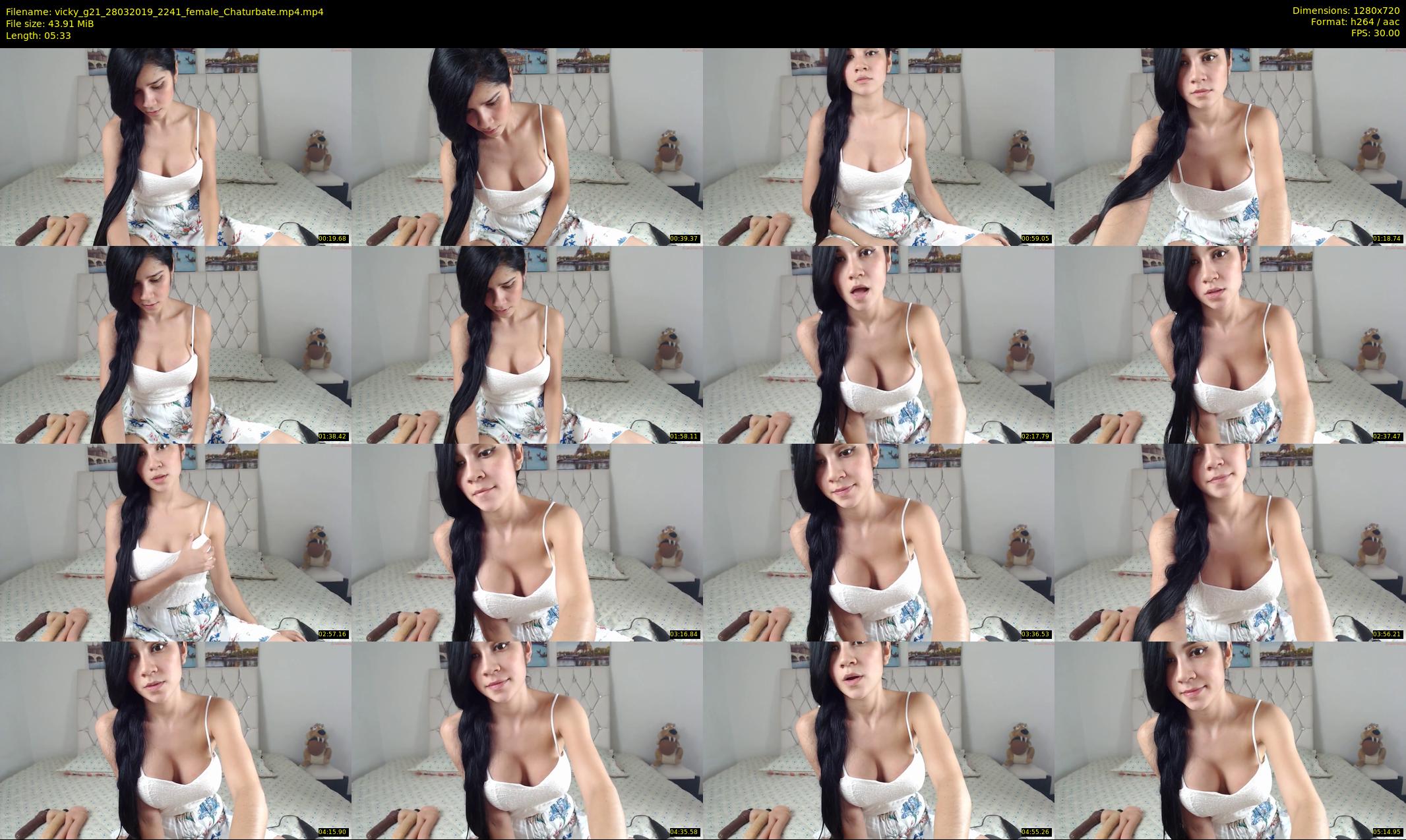vicky_g21 — 6 minute Chaturbate female cam show recording, 720p, Mar 28, 2019