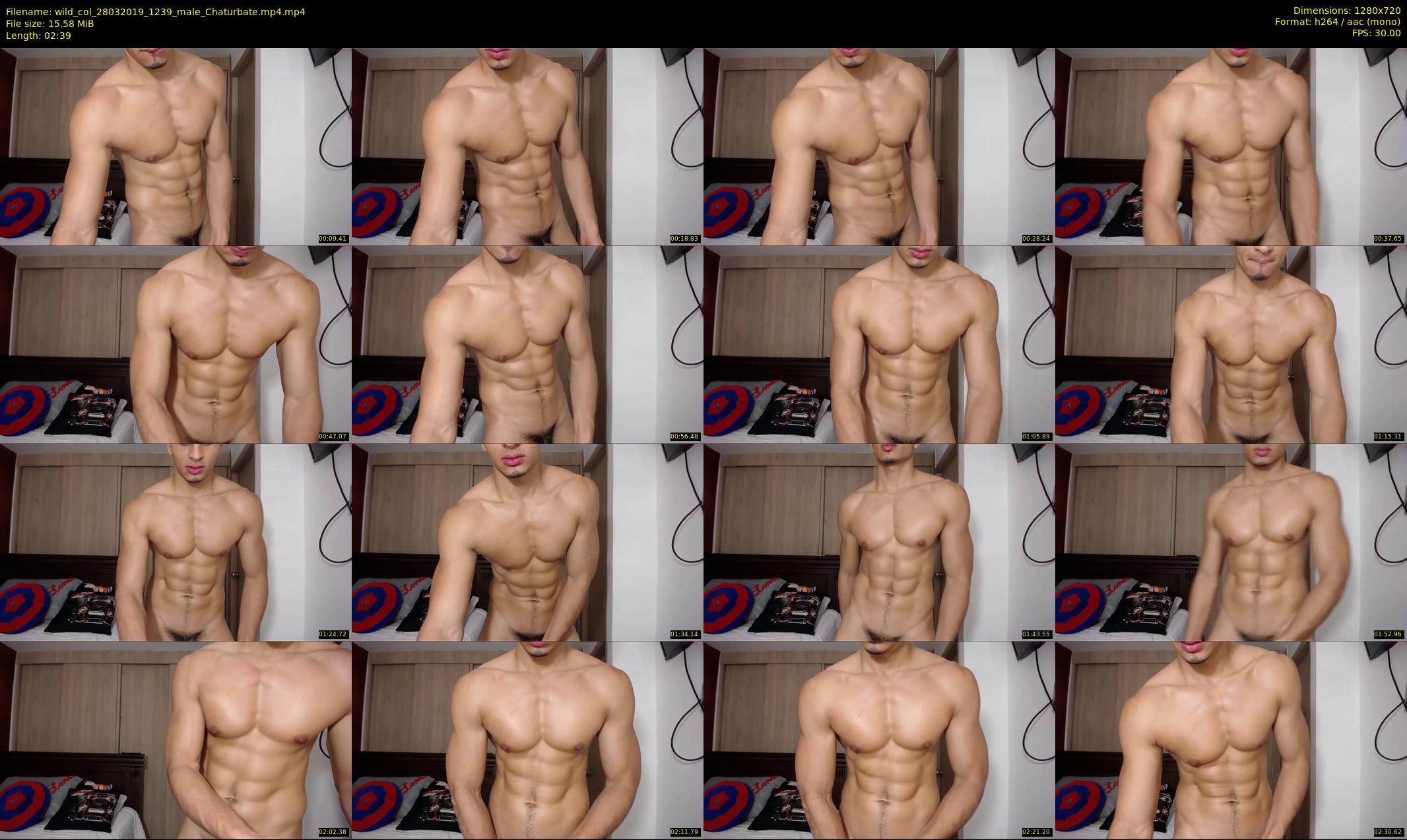 wild_col — 3 minute Chaturbate male cam show recording, 720p, Mar 28, 2019
