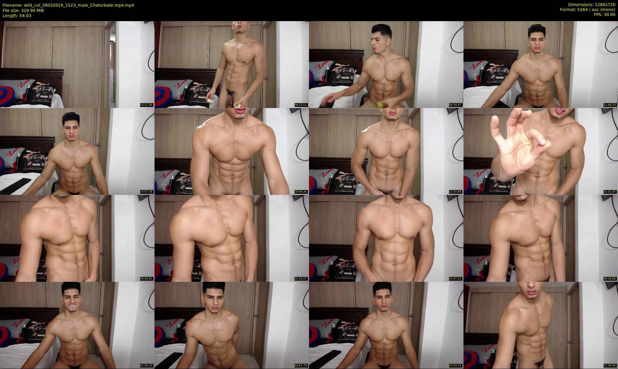 wild_col — 55 minute Chaturbate male cam show recording, 720p, Mar 28, 2019