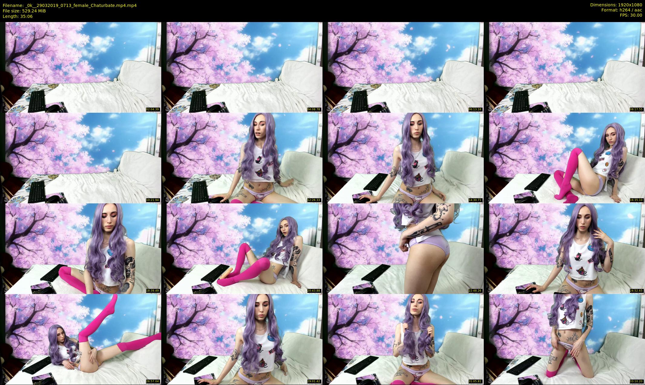_0k_ — 36 minute Chaturbate female cam show recording, 1080p, Mar 29, 2019