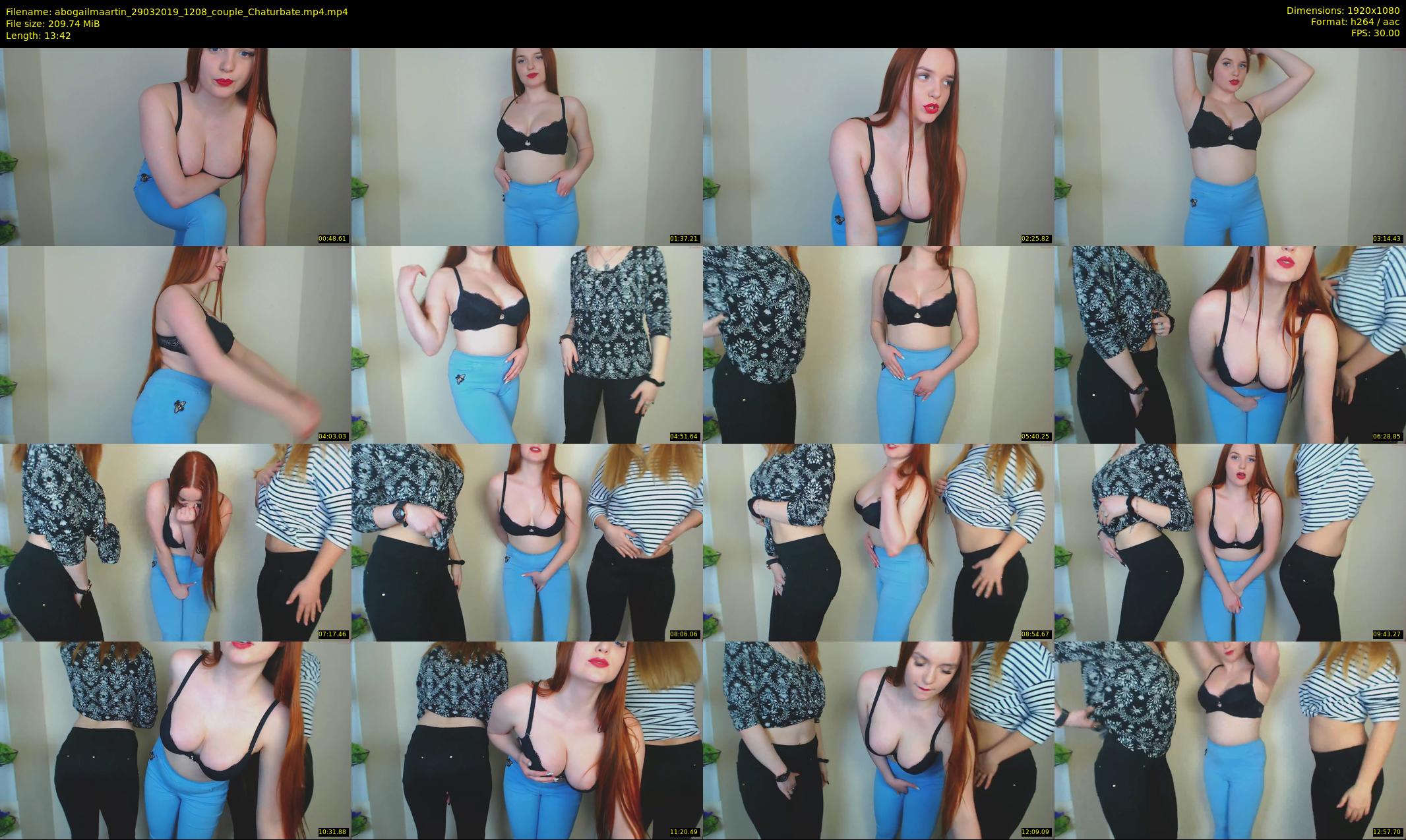 abogailmaartin — 14 minute Chaturbate female cam show recording, 1080p, Mar 29, 2019