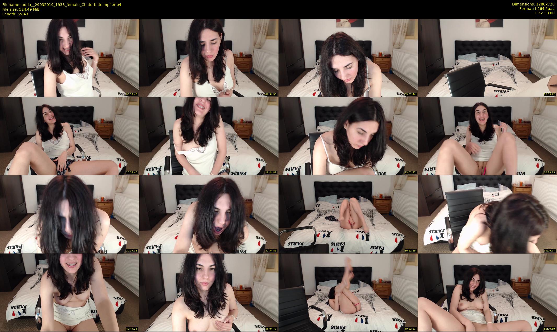 adda_ — 56 minute Chaturbate female cam show recording, 720p, Mar 29, 2019