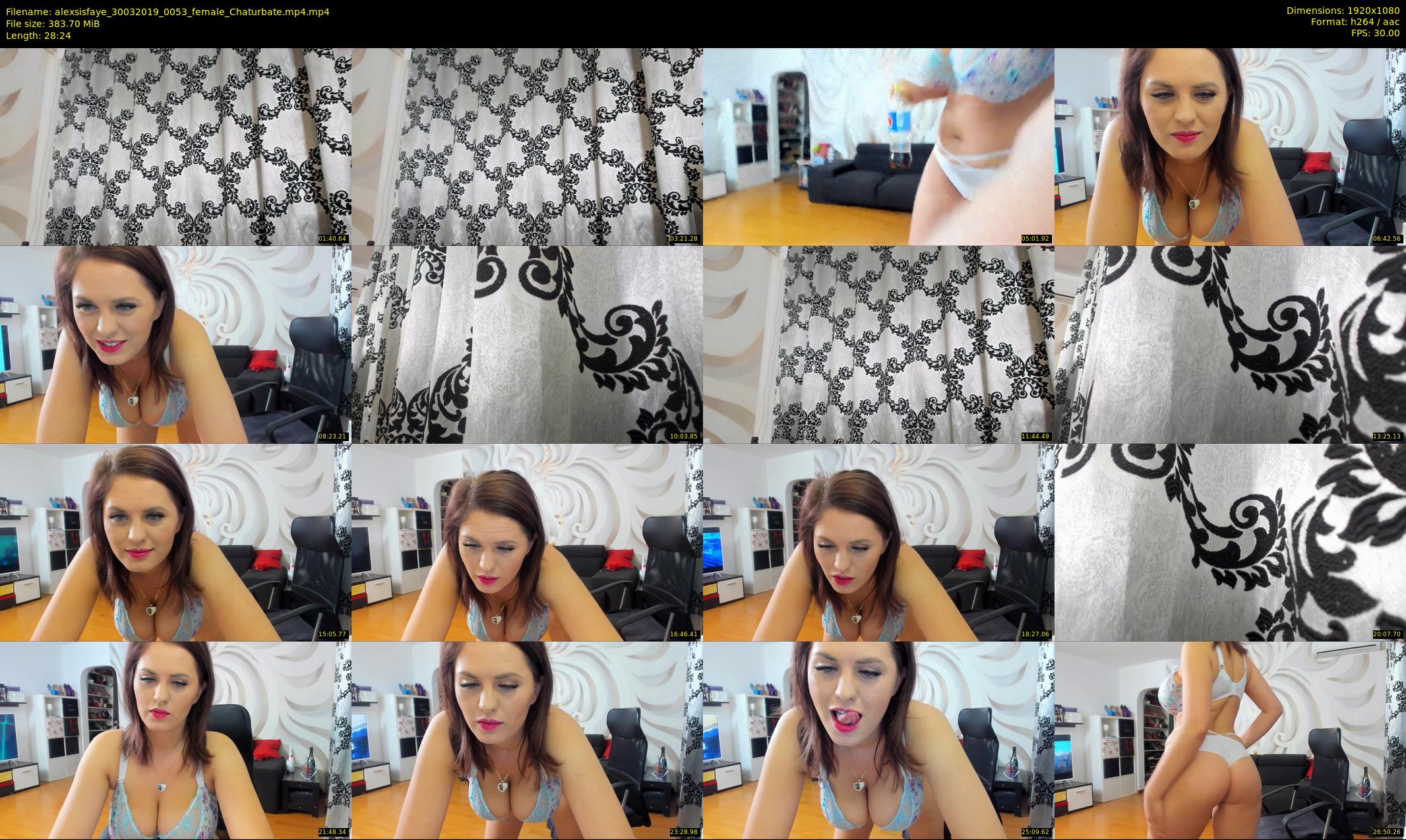 alexsisfaye — 29 minute Chaturbate female cam show recording, 1080p, Mar 30, 2019