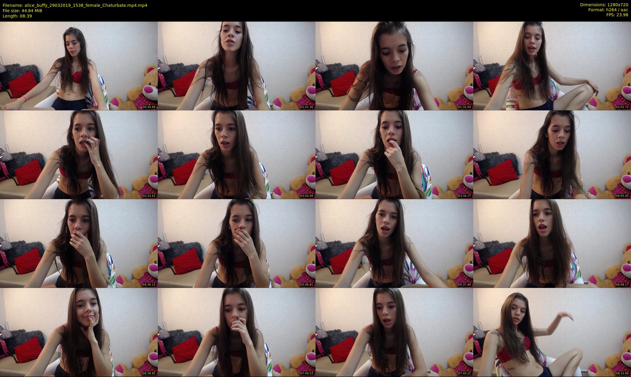 alice_buffy — 9 minute Chaturbate female cam show recording, 720p, Mar 29, 2019