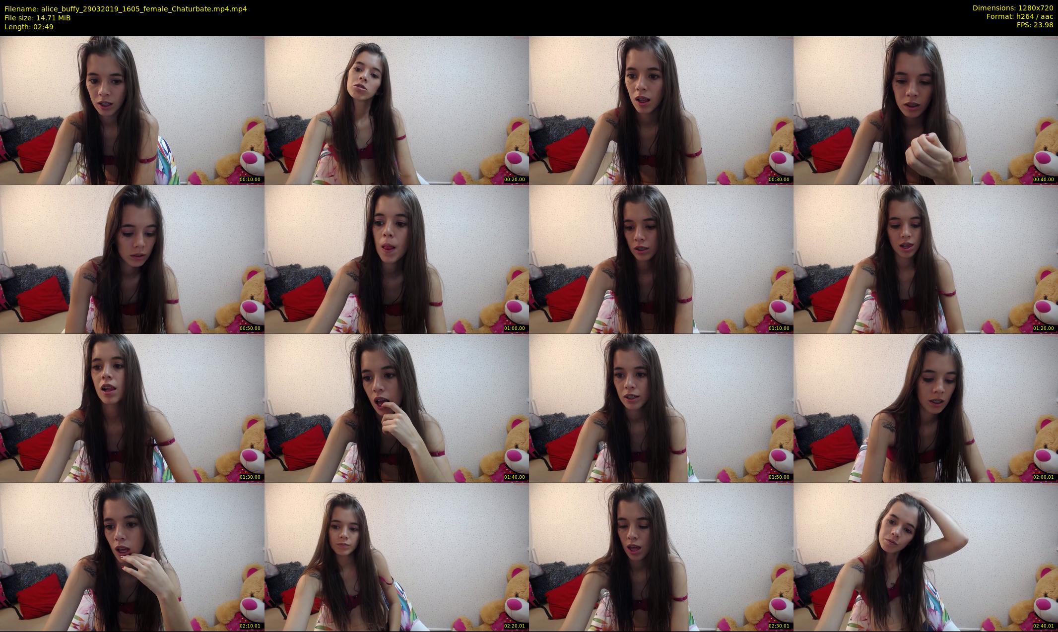 alice_buffy — 3 minute Chaturbate female cam show recording, 720p, Mar 29, 2019