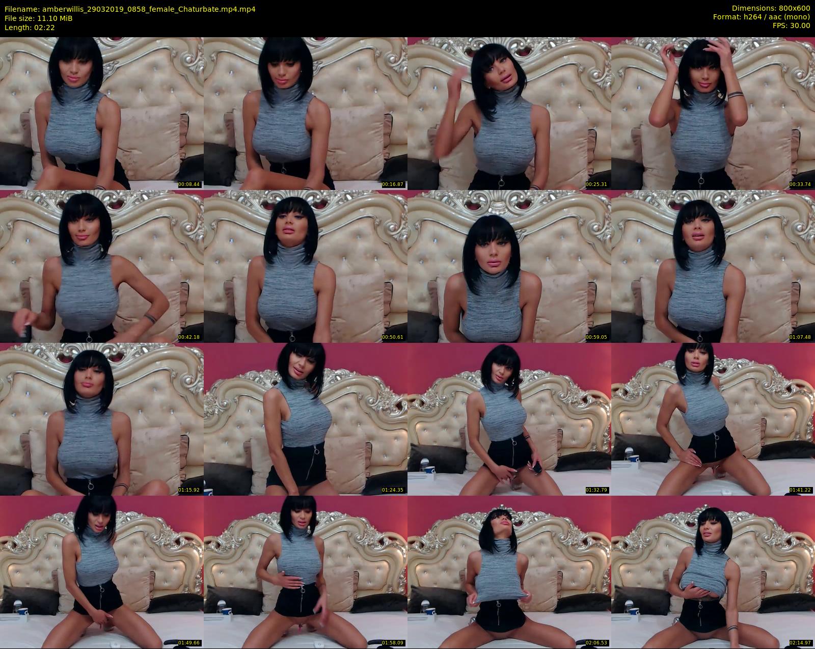 amberwillis — 3 minute Chaturbate female cam show recording, 480p, Mar 29, 2019