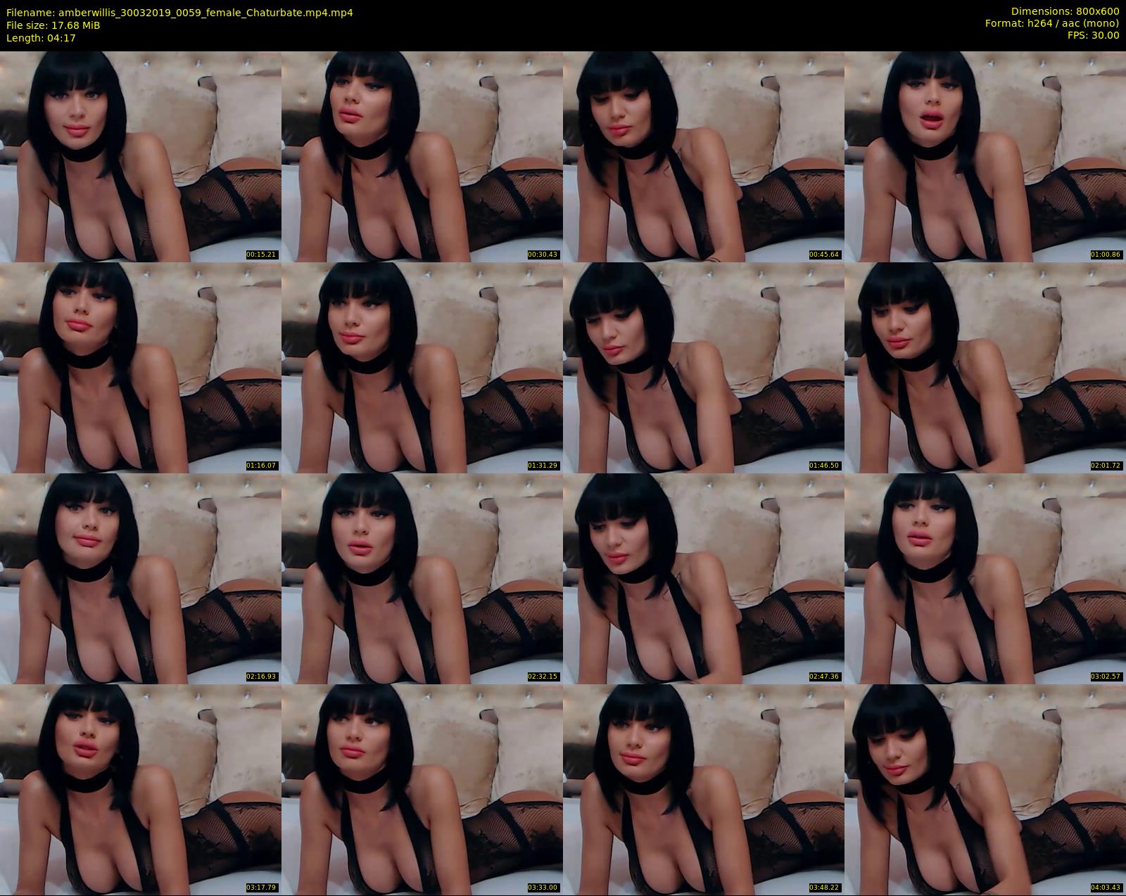 amberwillis — 5 minute Chaturbate female cam show recording, 480p, Mar 30, 2019